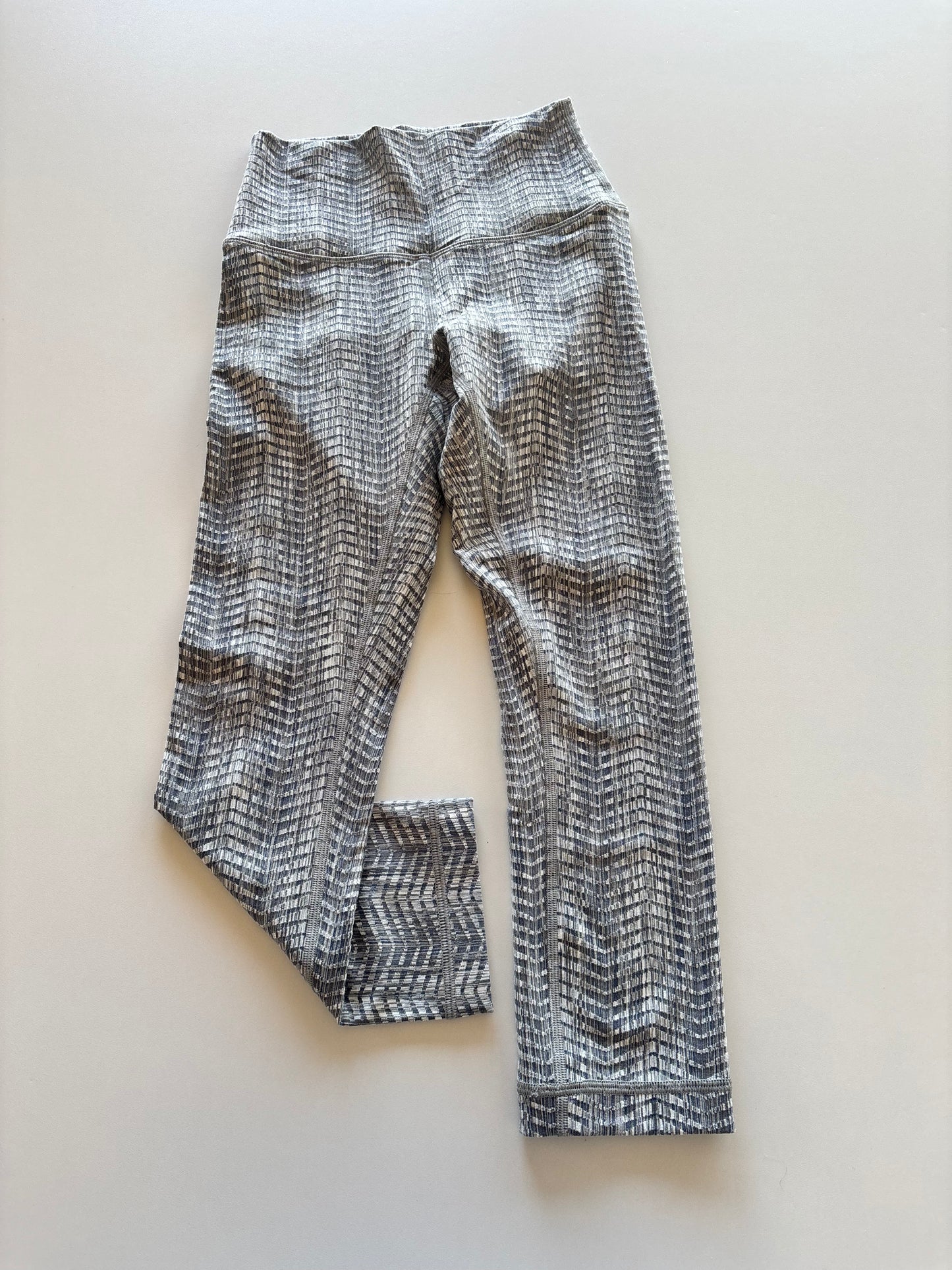 Woven Grey Pattern Lululemon Capris