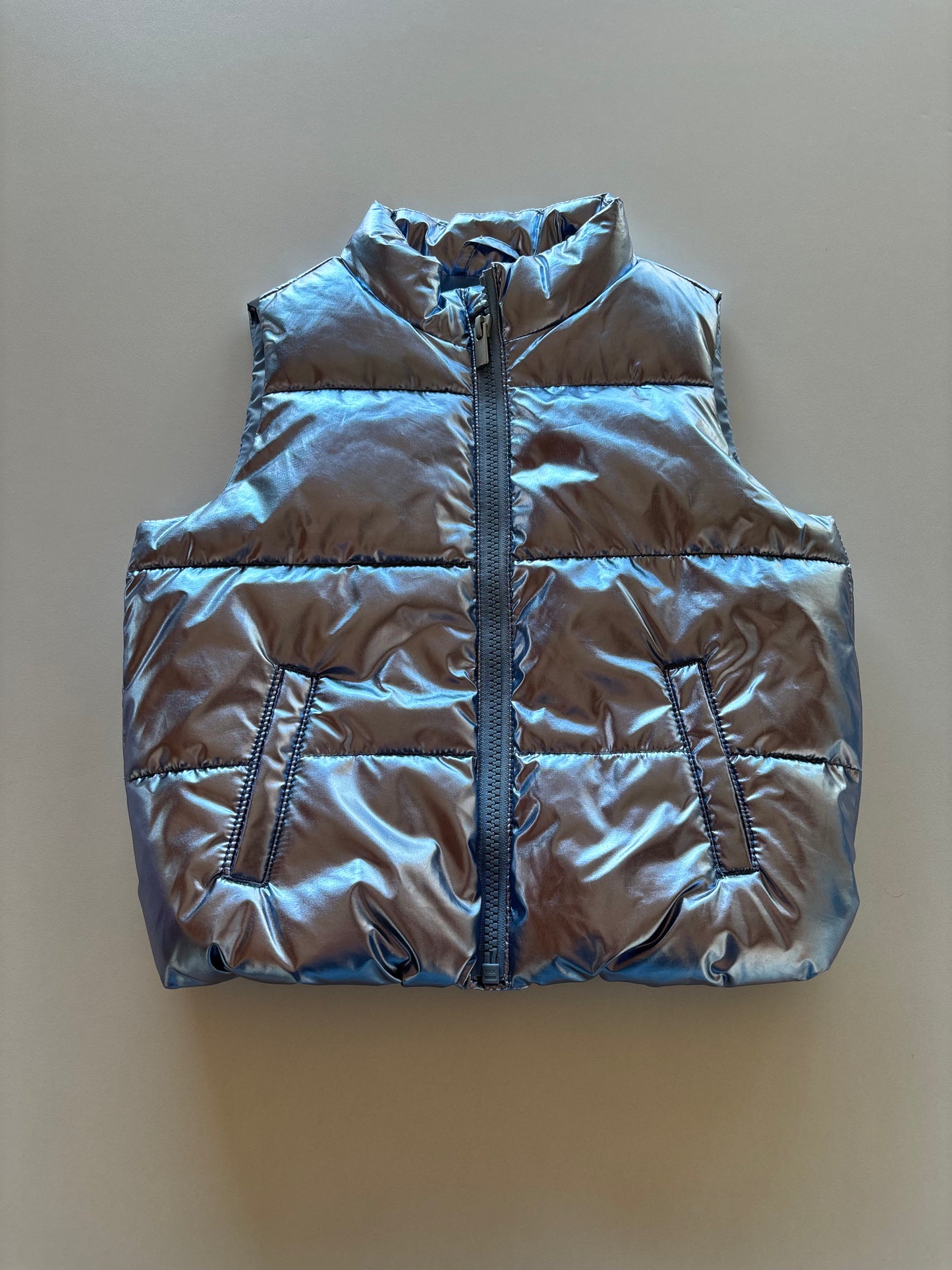 Metallic Blue Vest