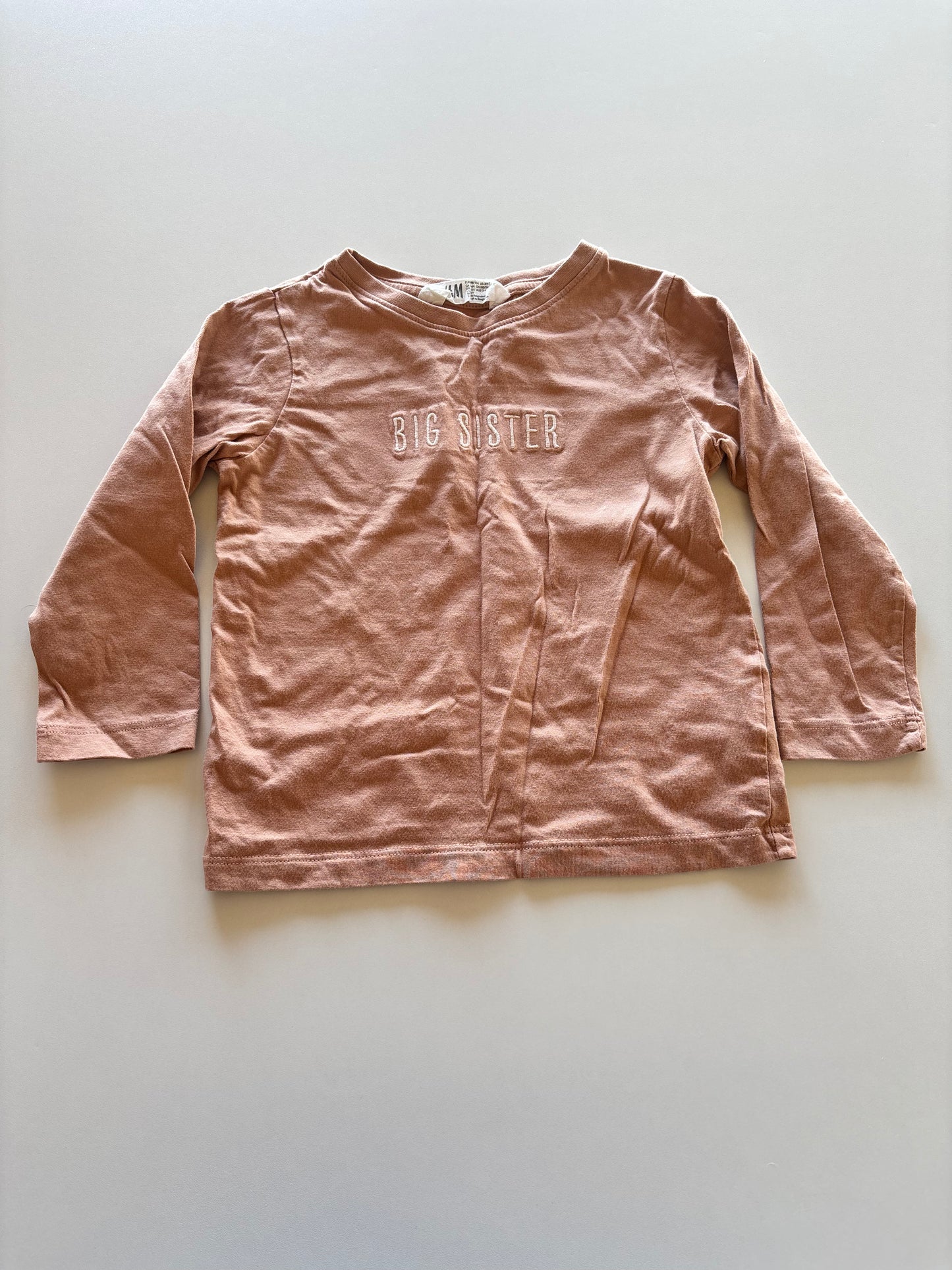 Dusty Pink Big Sister Shirt