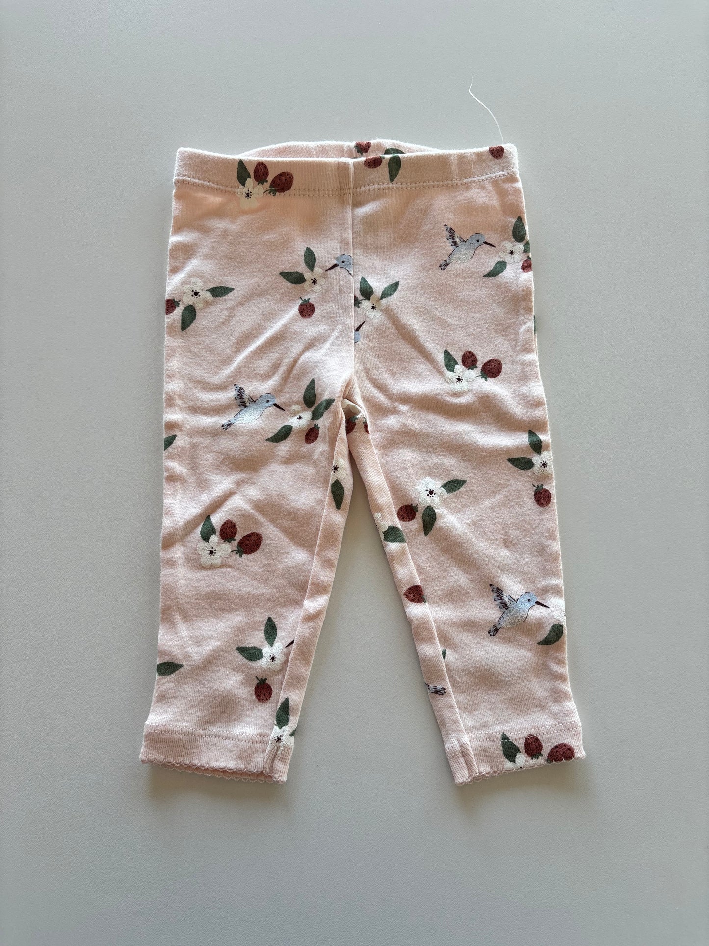 NWOT Pink Hummingbird Leggings