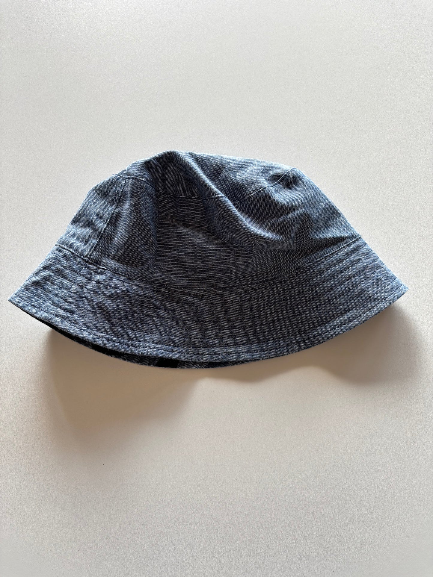 Reversible Blue Camo Bucket Hat