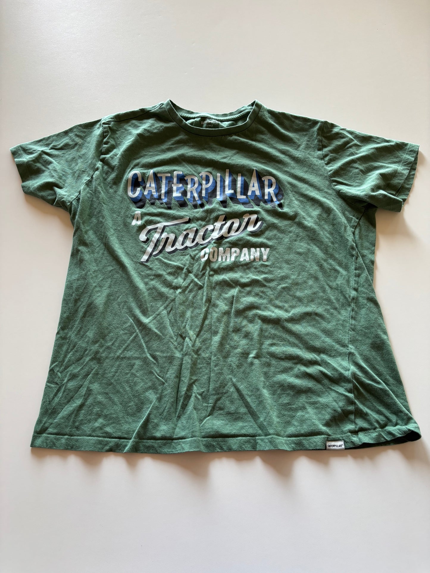 Green Caterpillar Tractor Tee