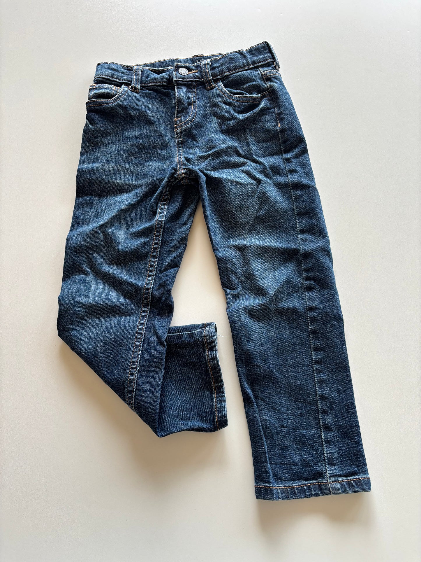 Dark Stretch Straight Denim