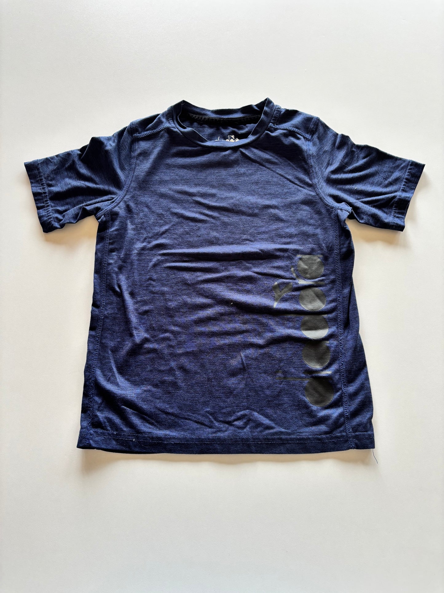 Blue Melange Athletic Tee