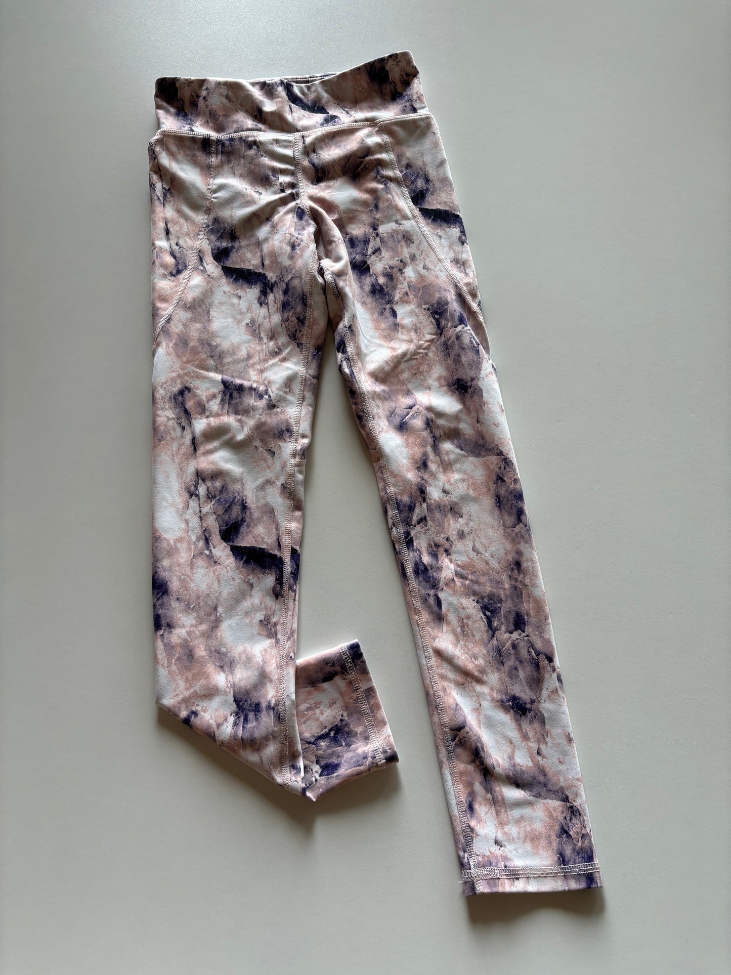 Pink & Purple Marbled Athletic Pants