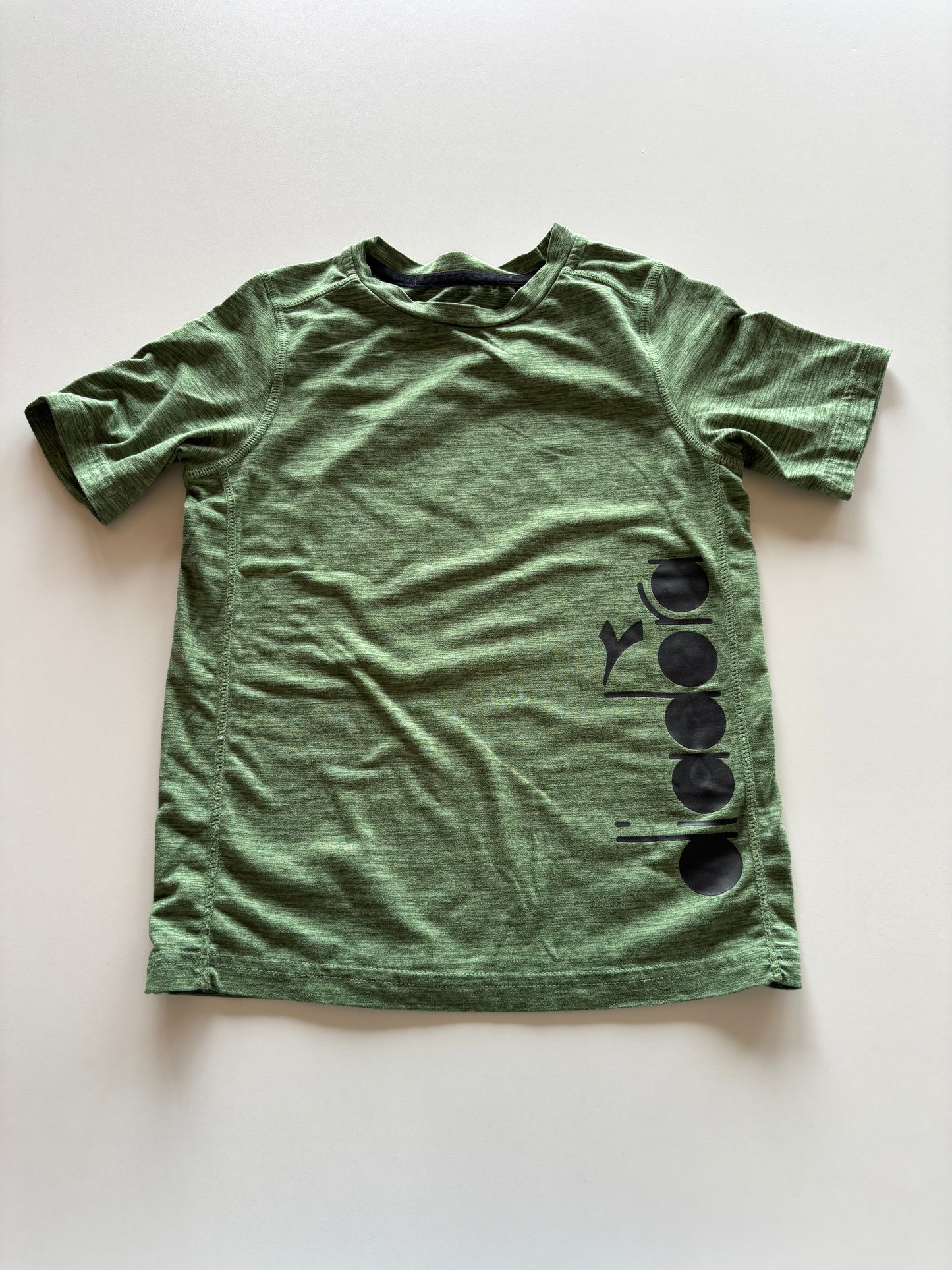 Green Melange Athletic Tee