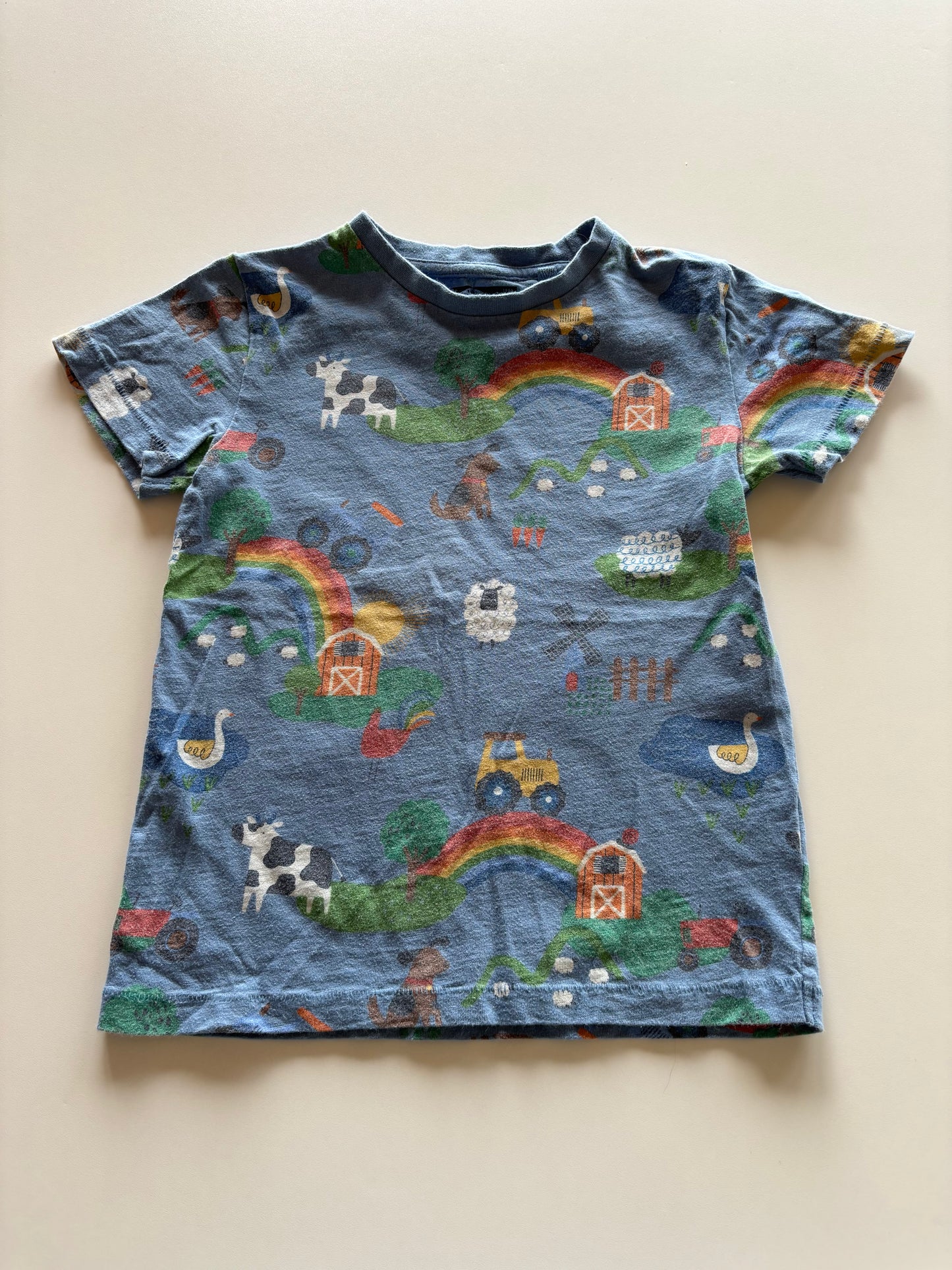 Blue Rainbow Farm Tee