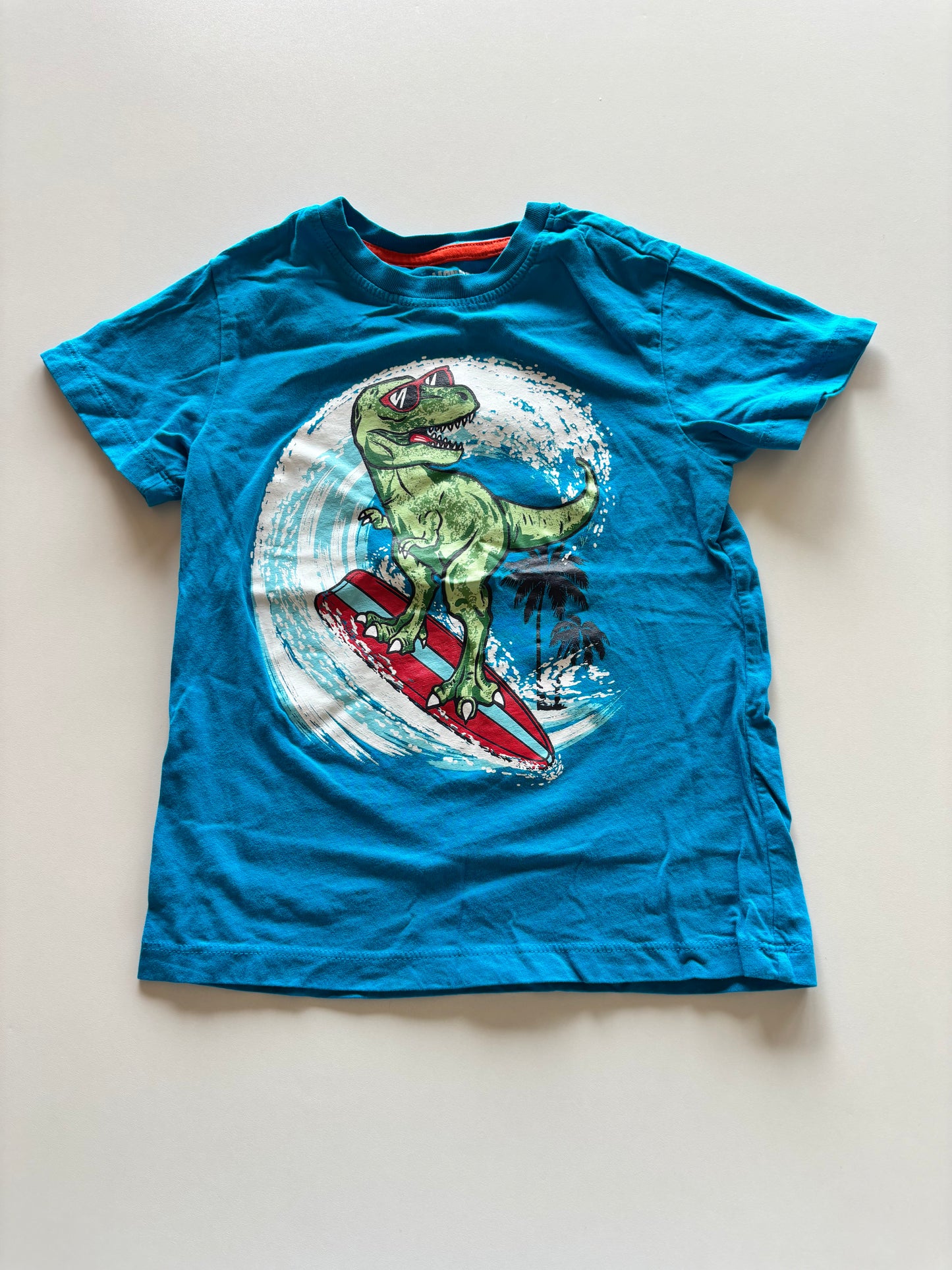 Blue Surfing T-Rex Tee