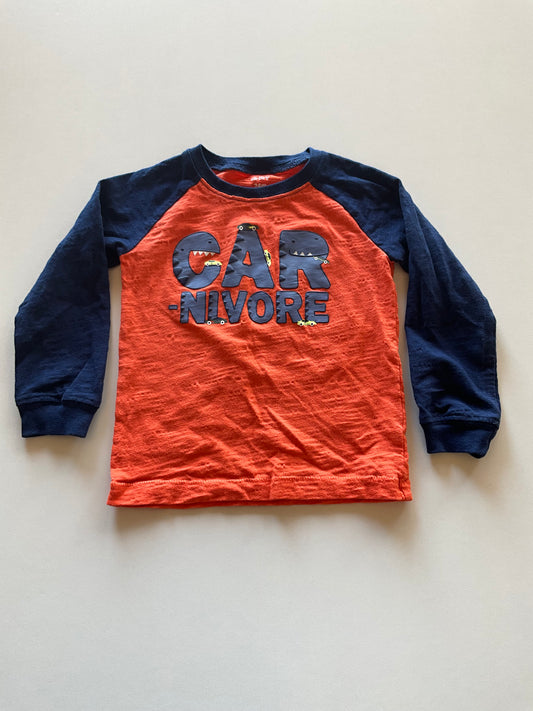 Orange & Navy Car-Nivore Shirt
