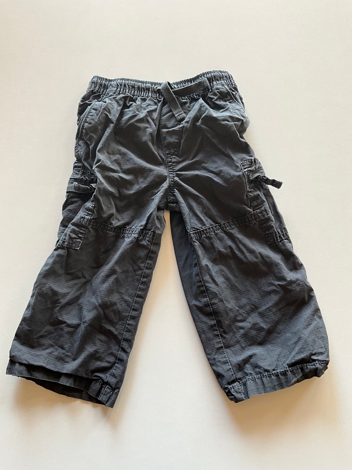 Faded Black Cargo Pants