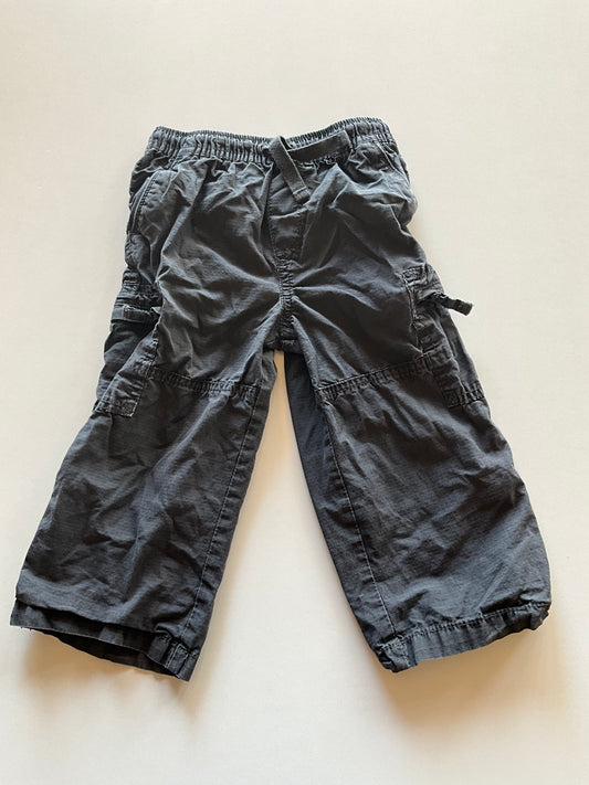 Faded Black Cargo Pants