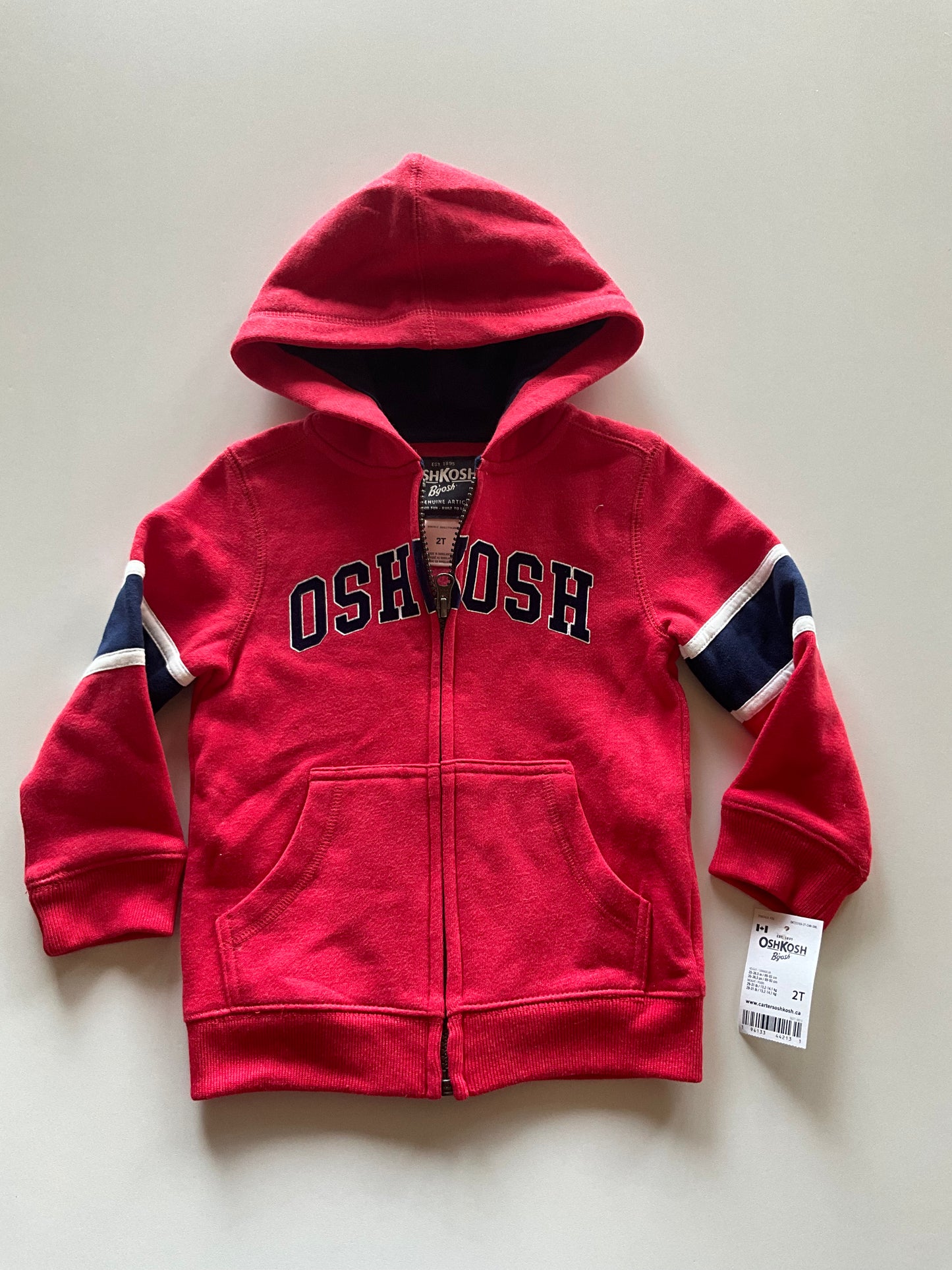 BNWT Red OshKosh Zip Up Hoodie