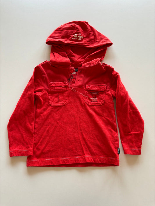 Red Hooded Shirt
