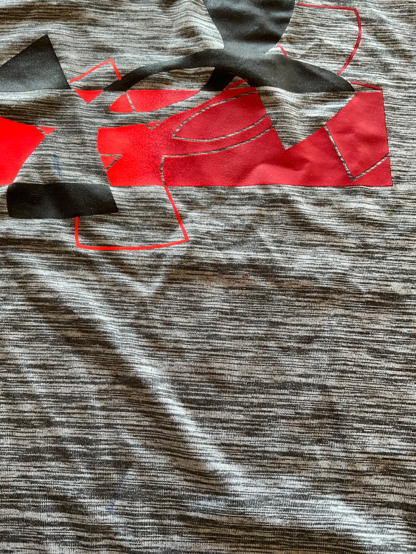 Black & Grey Melange UA Athletic Shirt