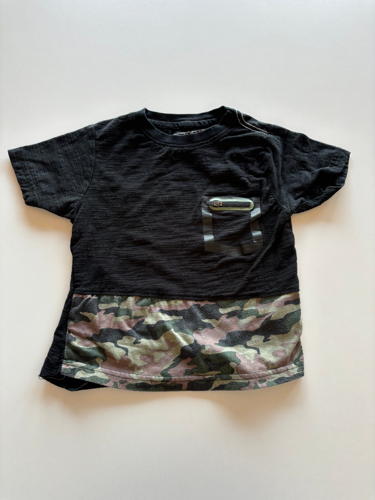 Black & Camo Tee
