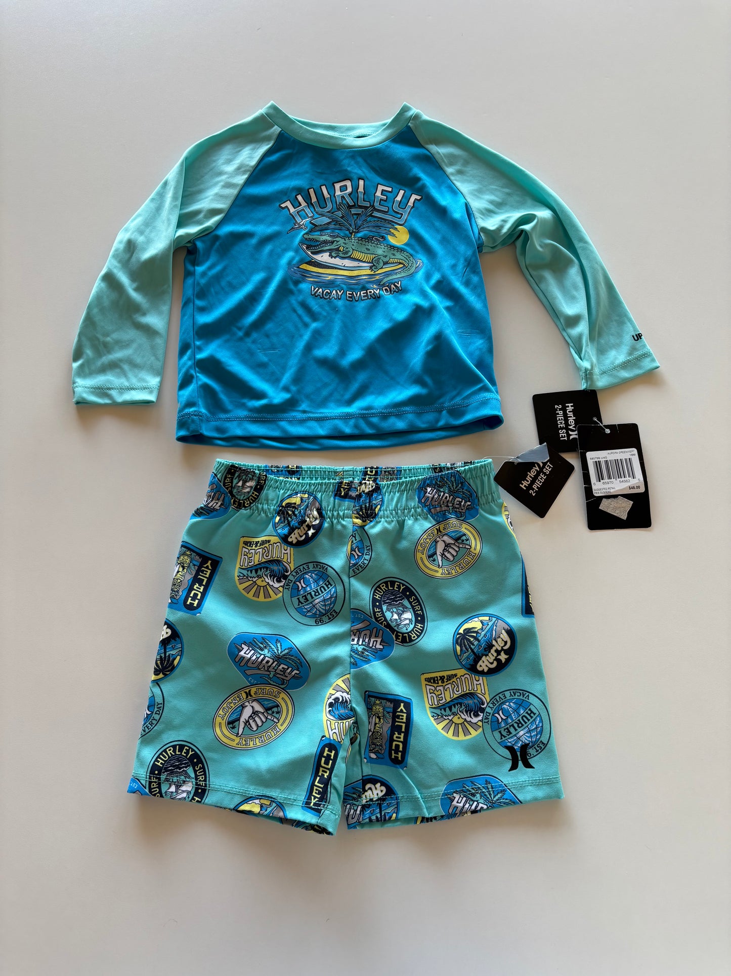 BNWT 2pc Hurley Swim Set