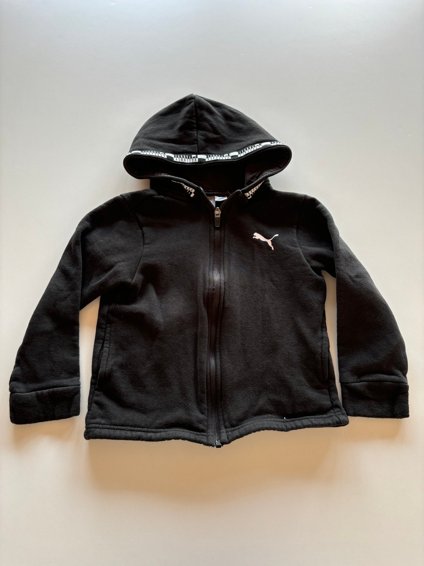 Black Puma Zip Up Hoodie