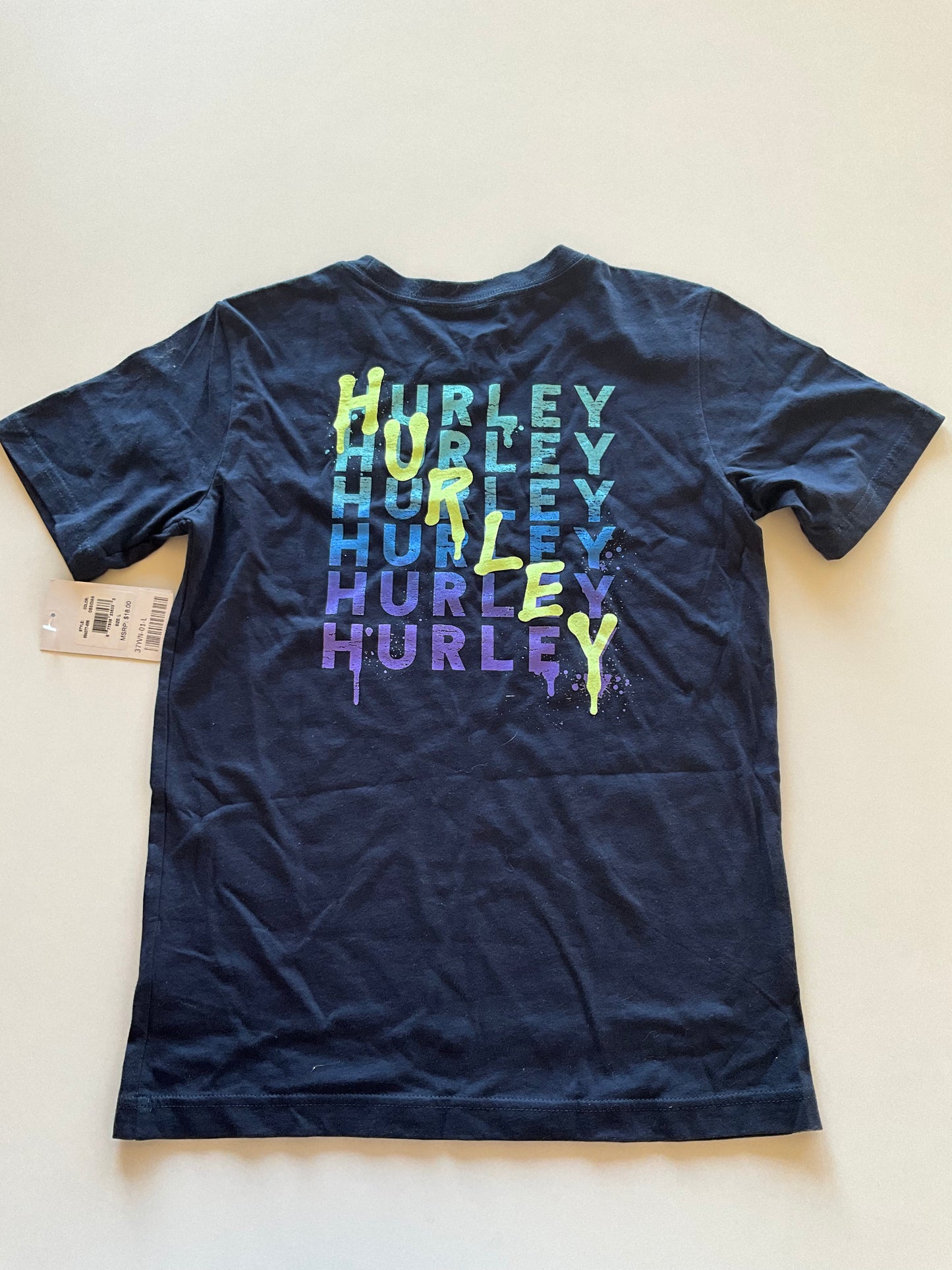 BNWT Black w/ Purple, Green, & Blue Tee