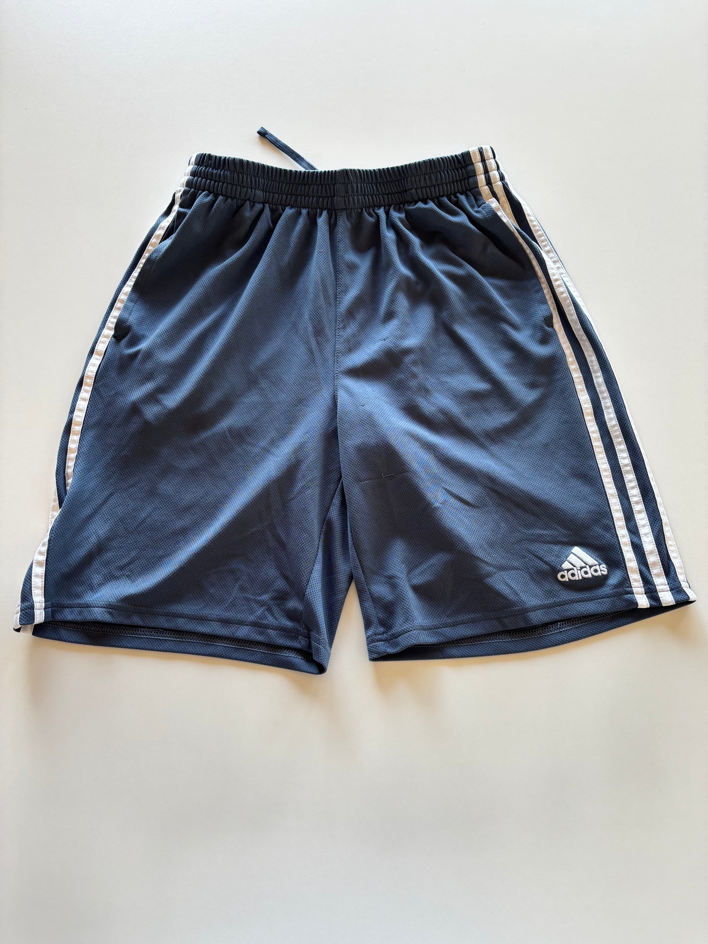 Slate Blue Adidas Athletic Shorts
