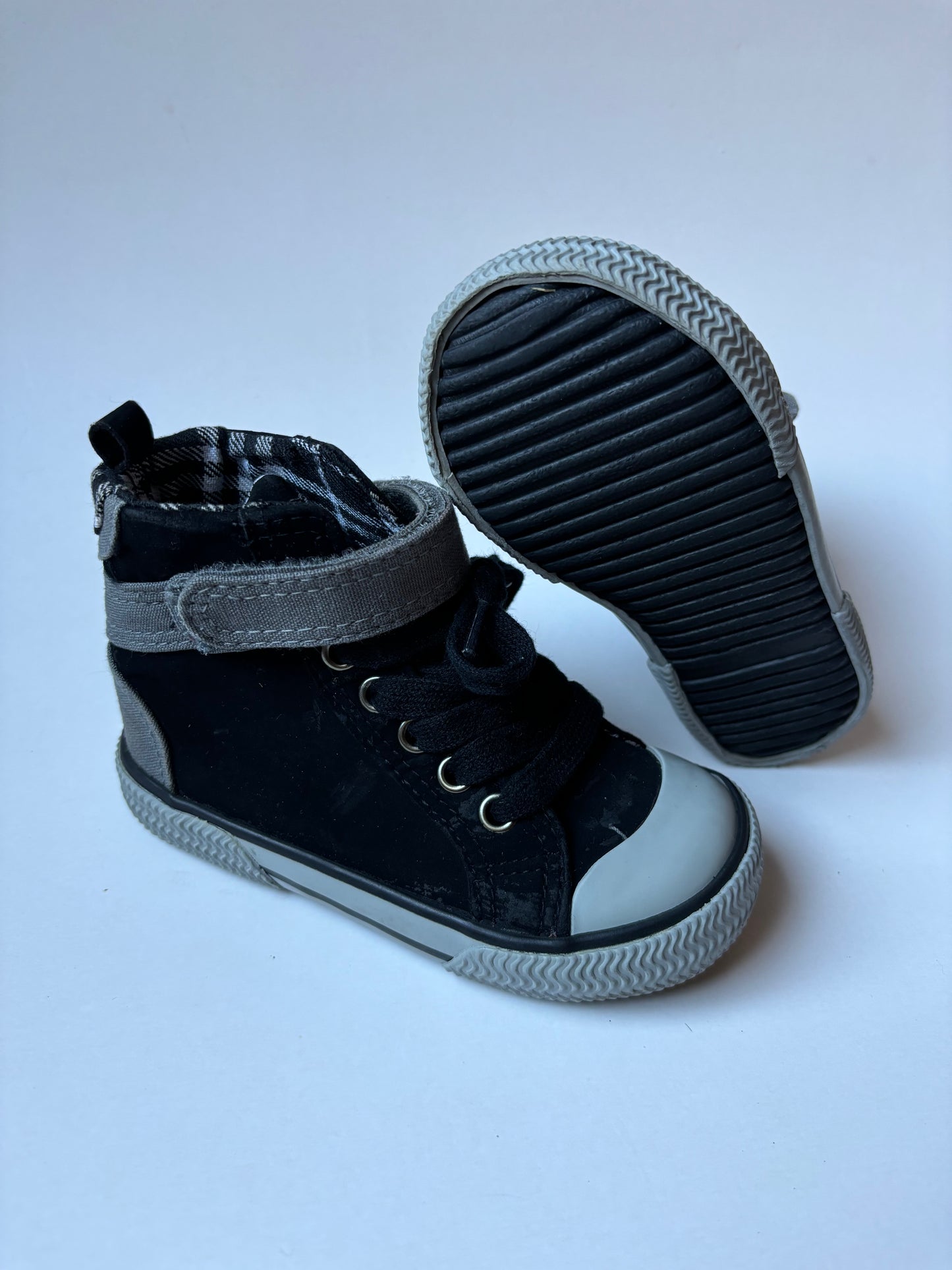 Black & Grey High Tops