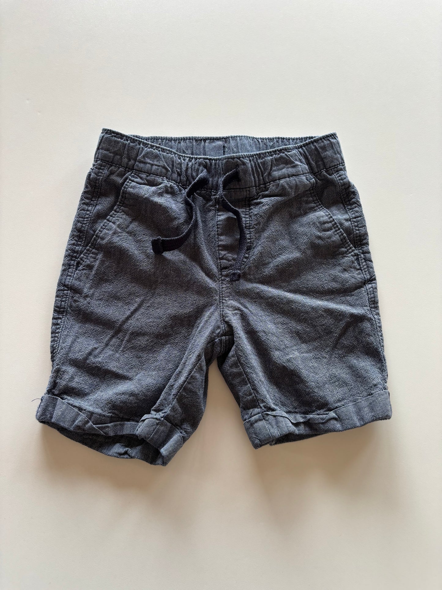 Dark Chambray Shorts