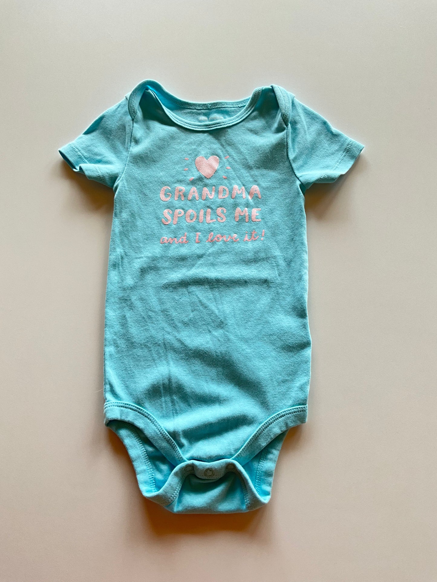 Blue Grandma Spoils Me Onesie