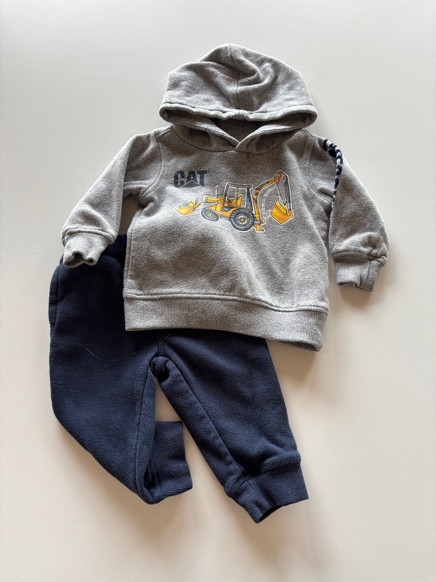 2pc Grey & Navy Catepillar Set