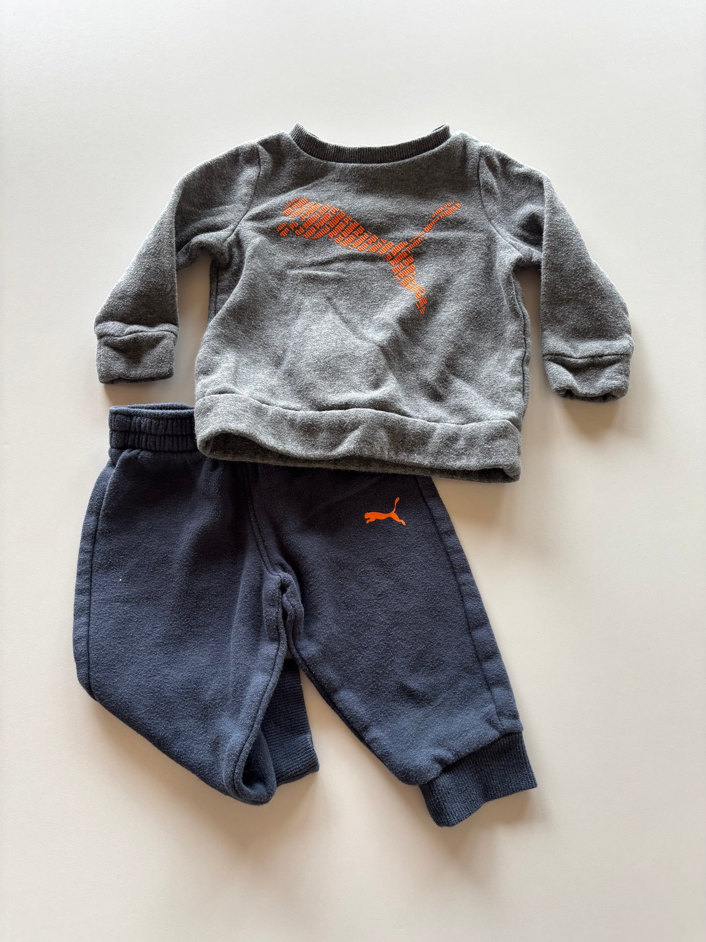 2pc Grey & Navy Puma Set