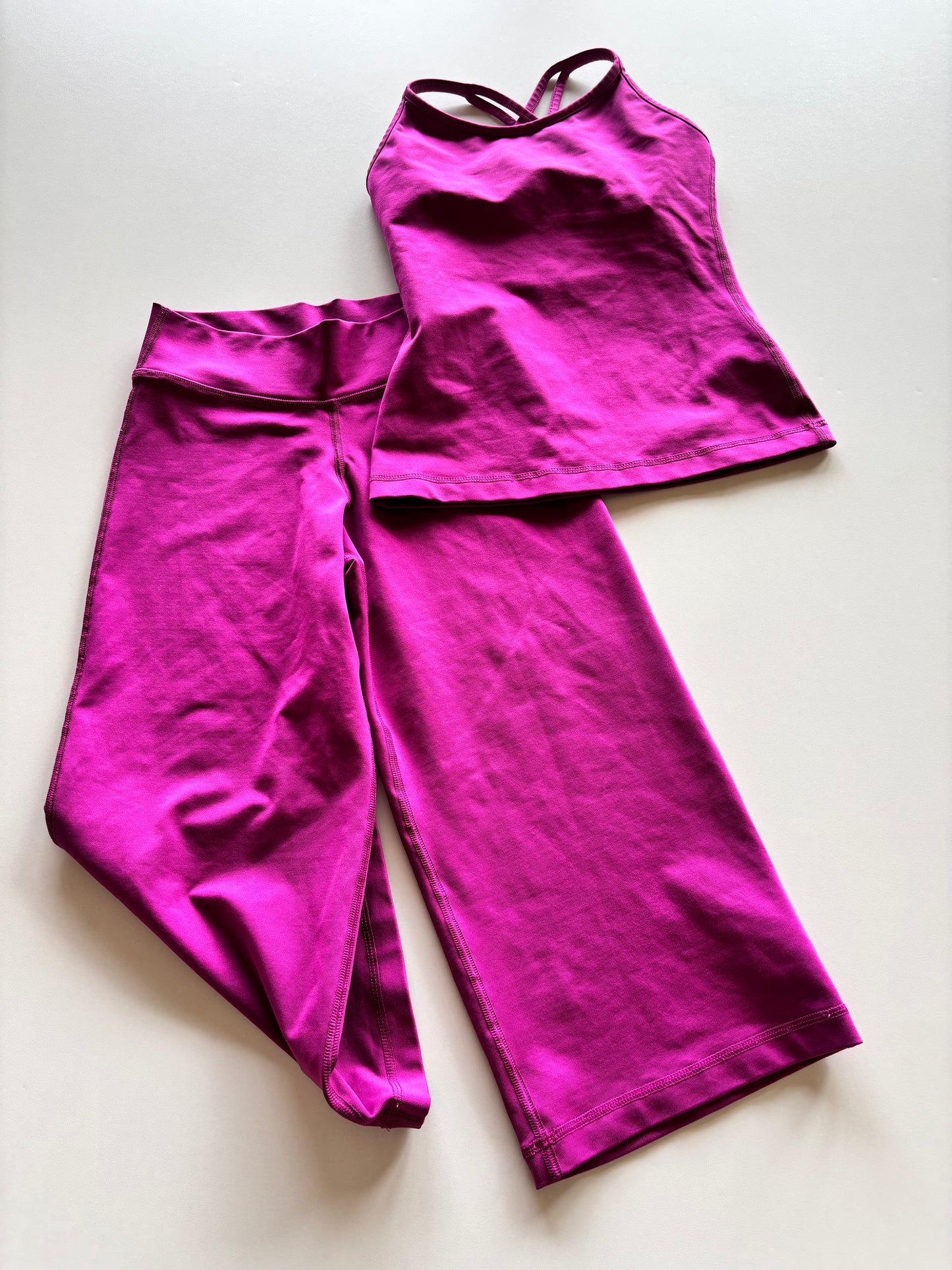 2pc Pinkish Purple Athletic Set