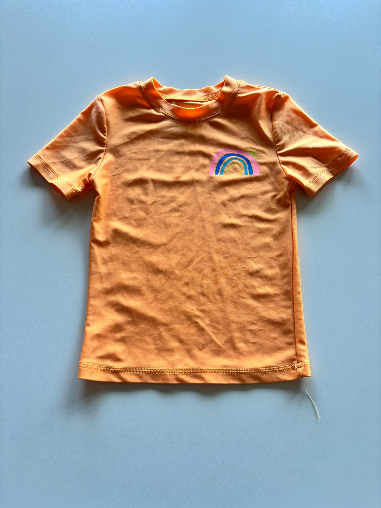 Orange Rainbow Rash Guard