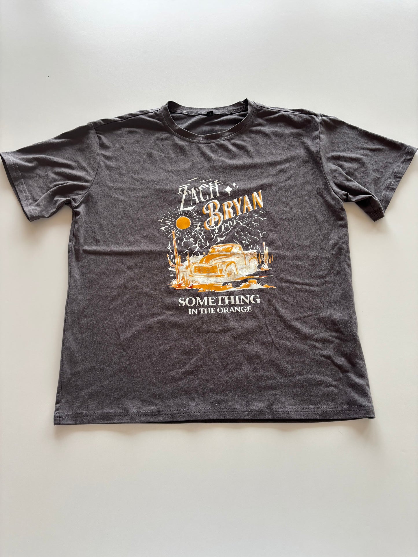 Grey Zach Bryan Tee