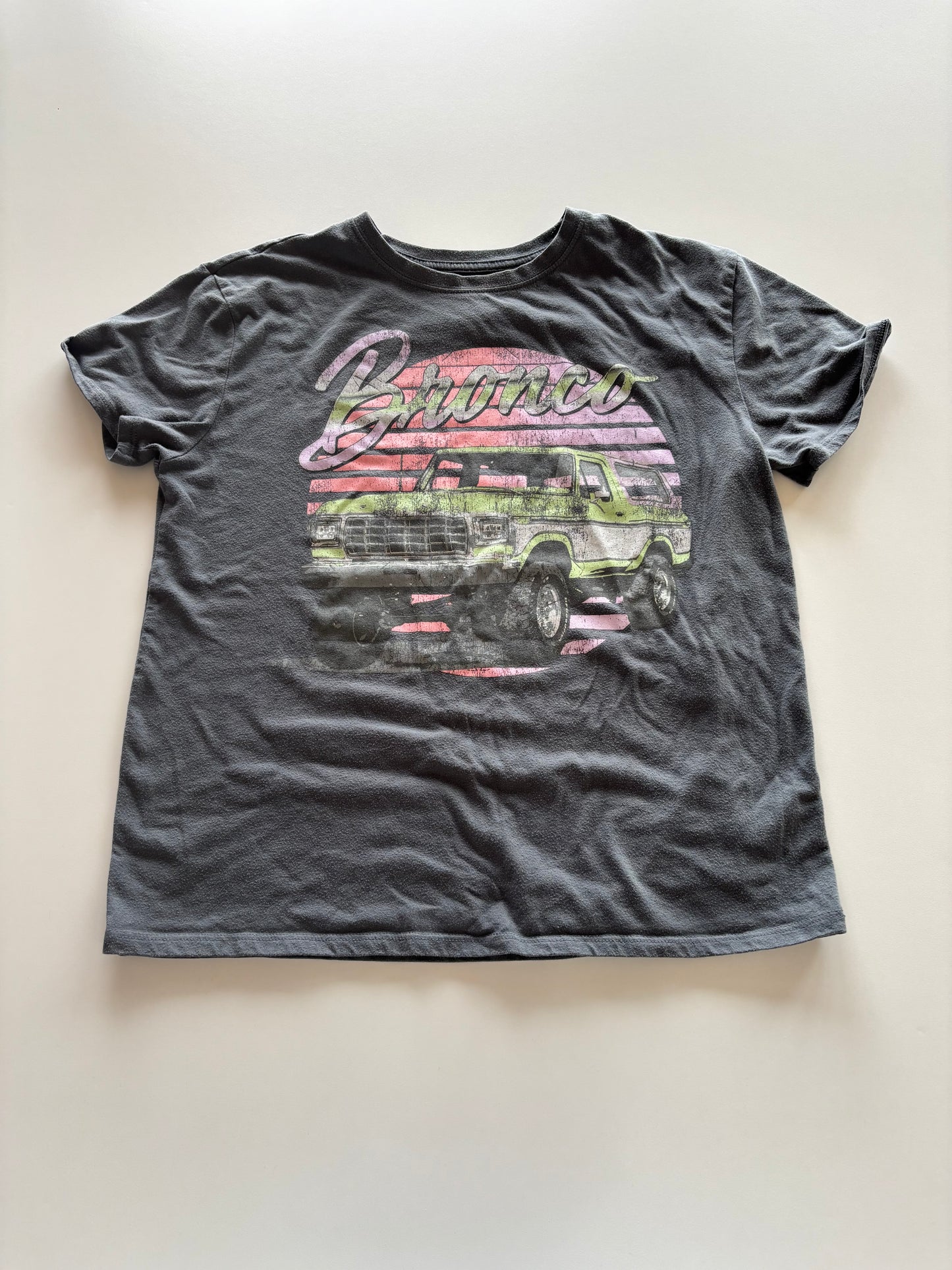 Grey Bronco Tee