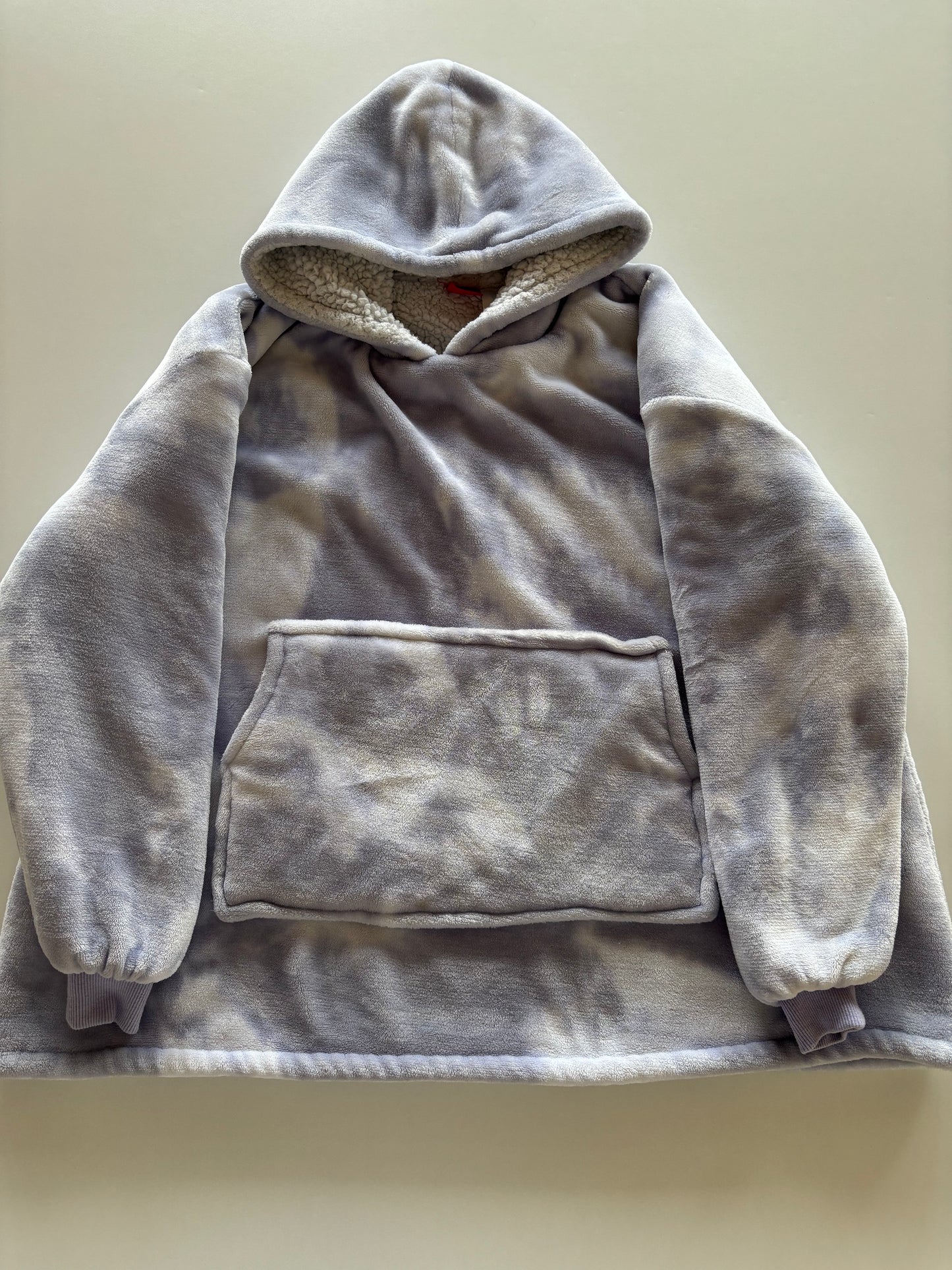 Purple Tie Dye Blanket Sweater