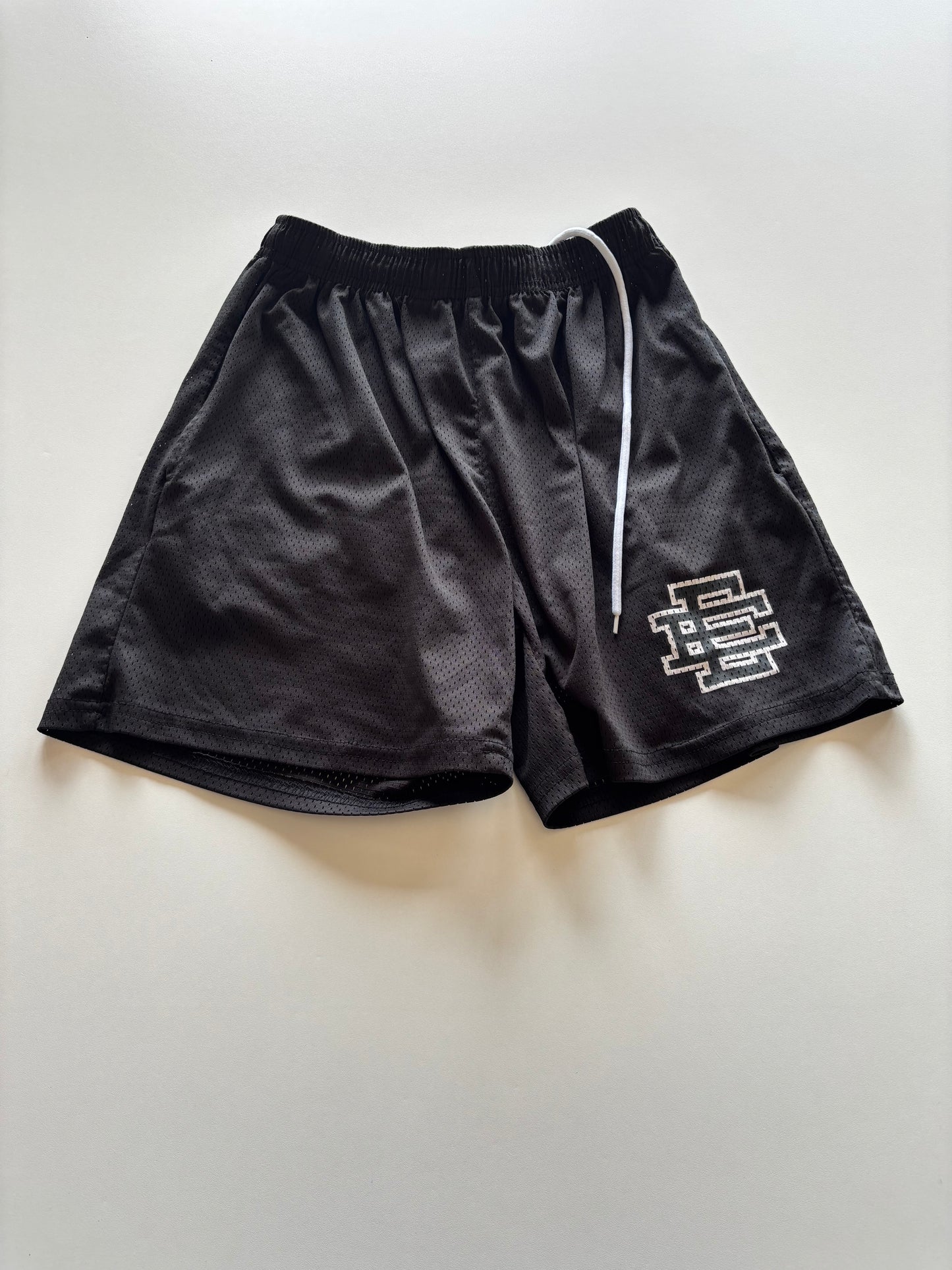 Black Mesh EE Shorts