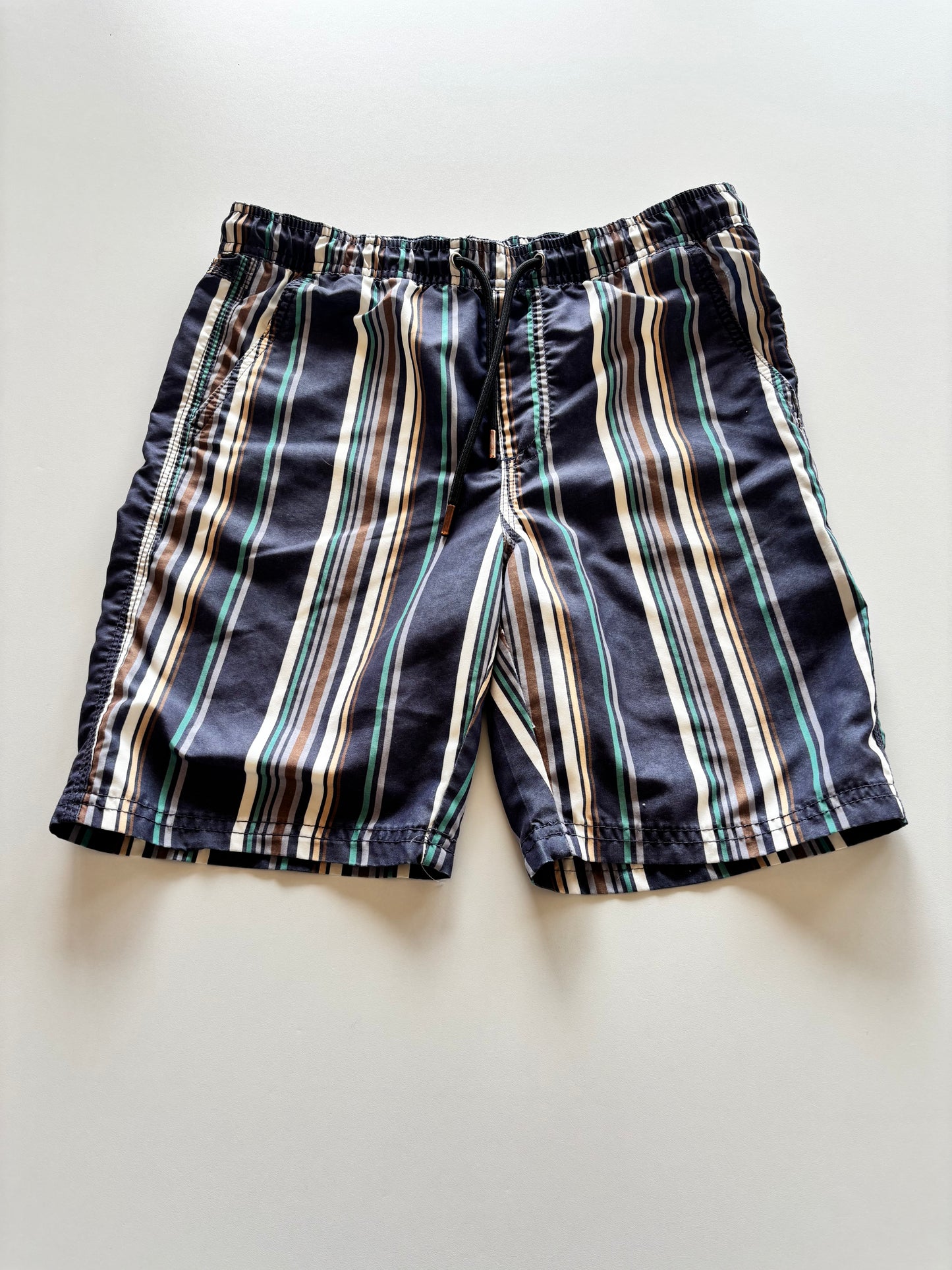Striped Swim Trunks