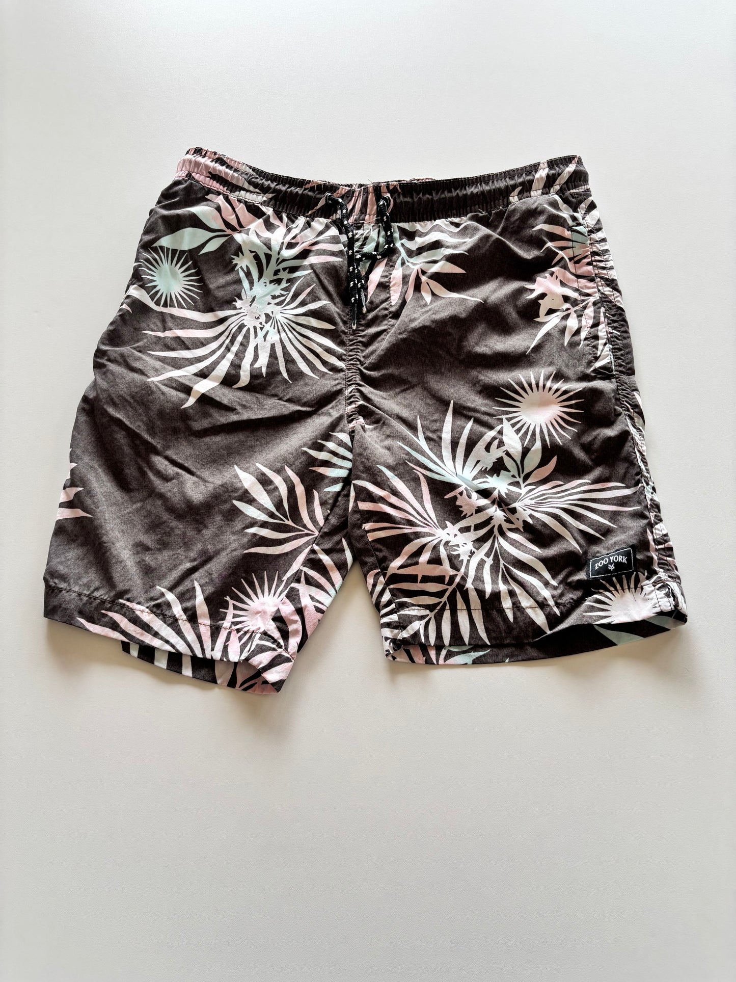 Brown & Pastel Swim Trunks