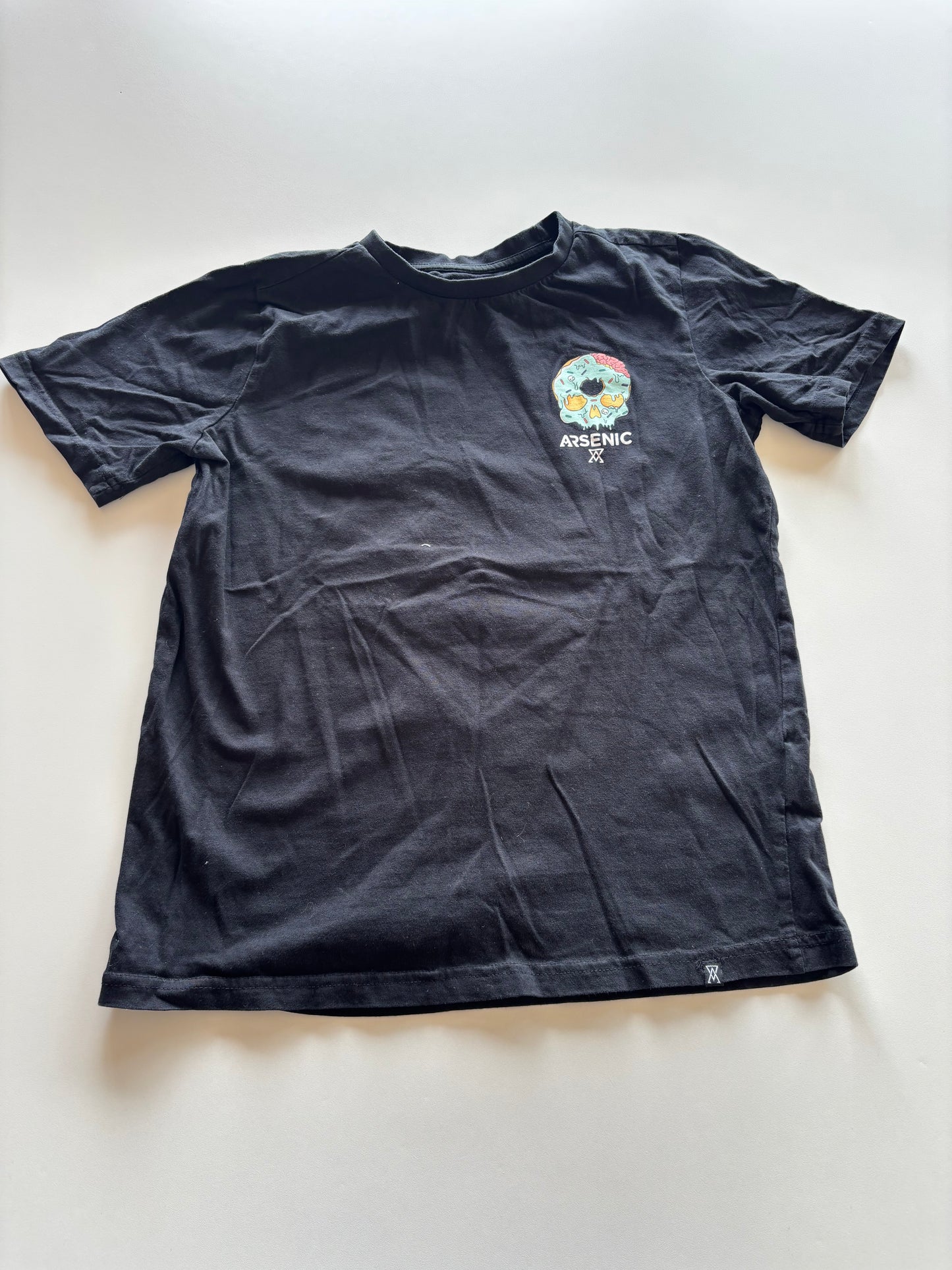 Black Arsenic Donut Skull Tee