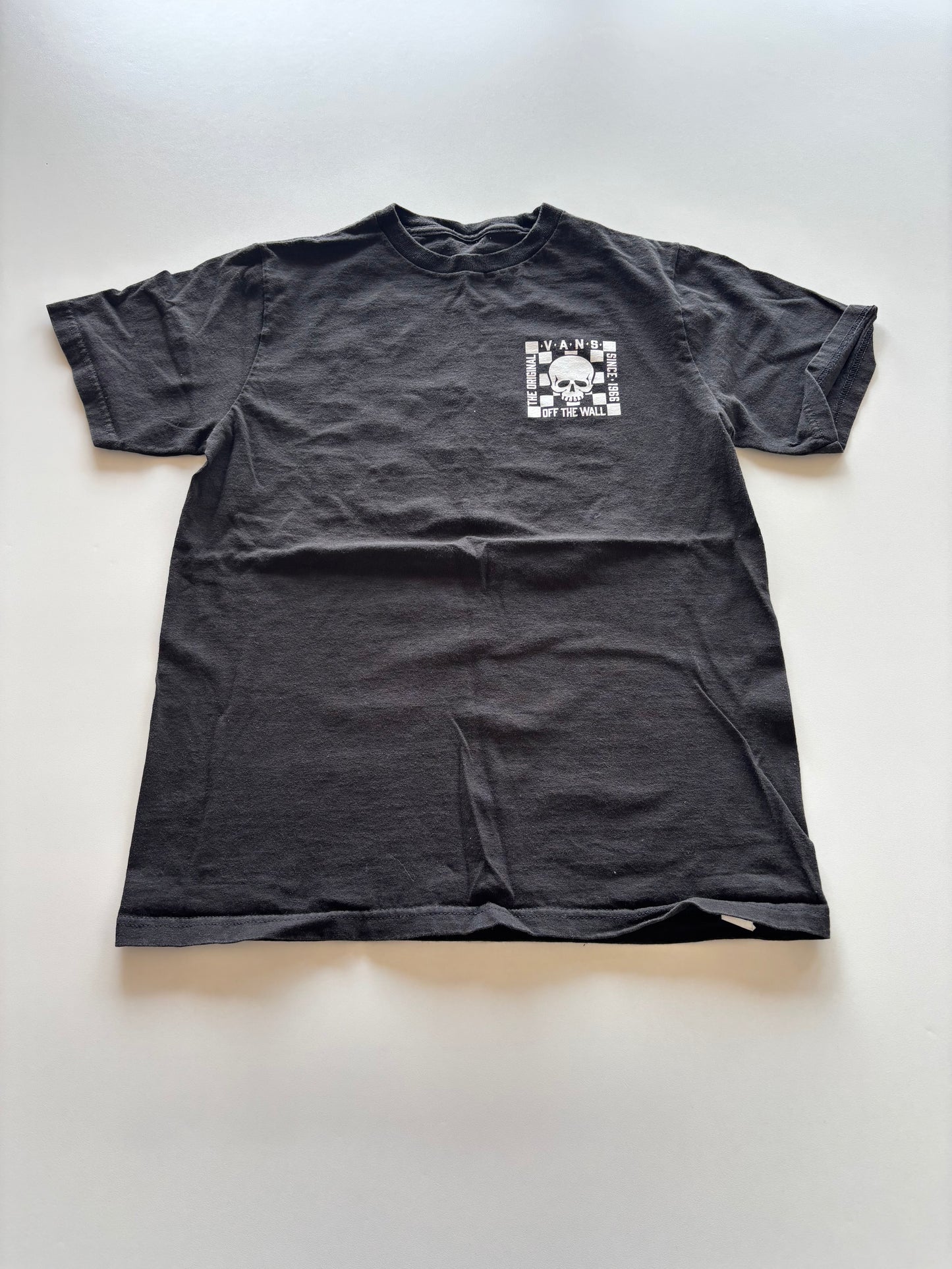Black Vans Skull Tee