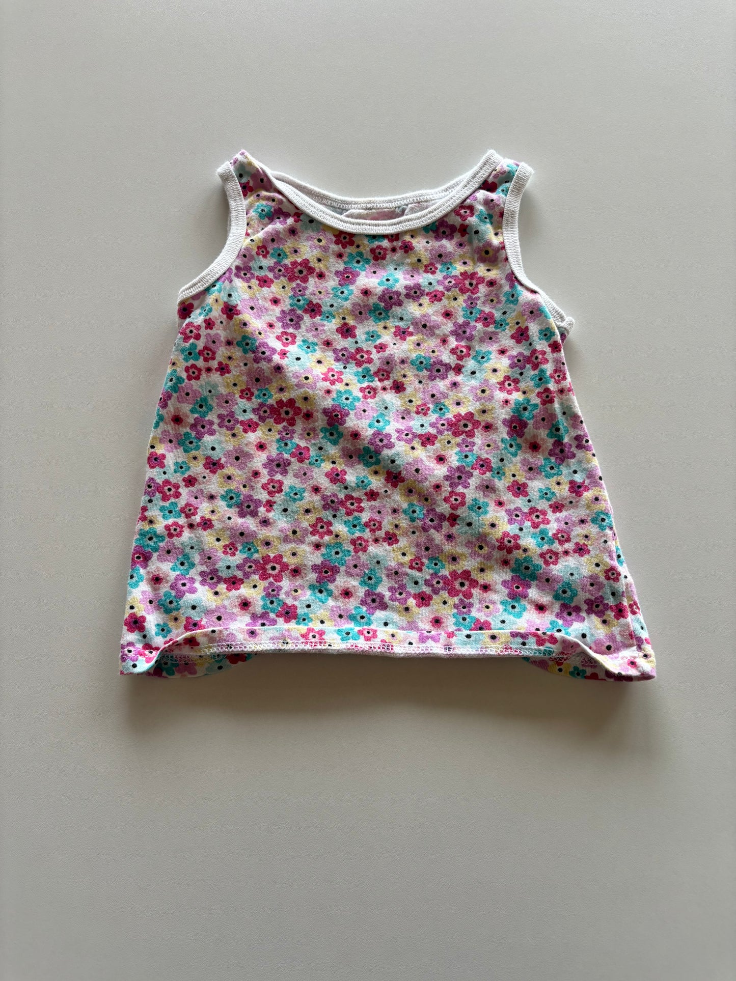 Pink Floral Tank