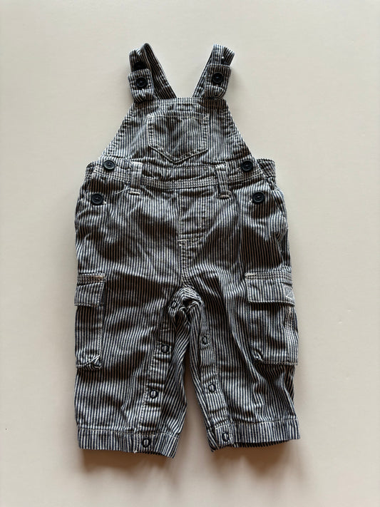 Striped Overalls