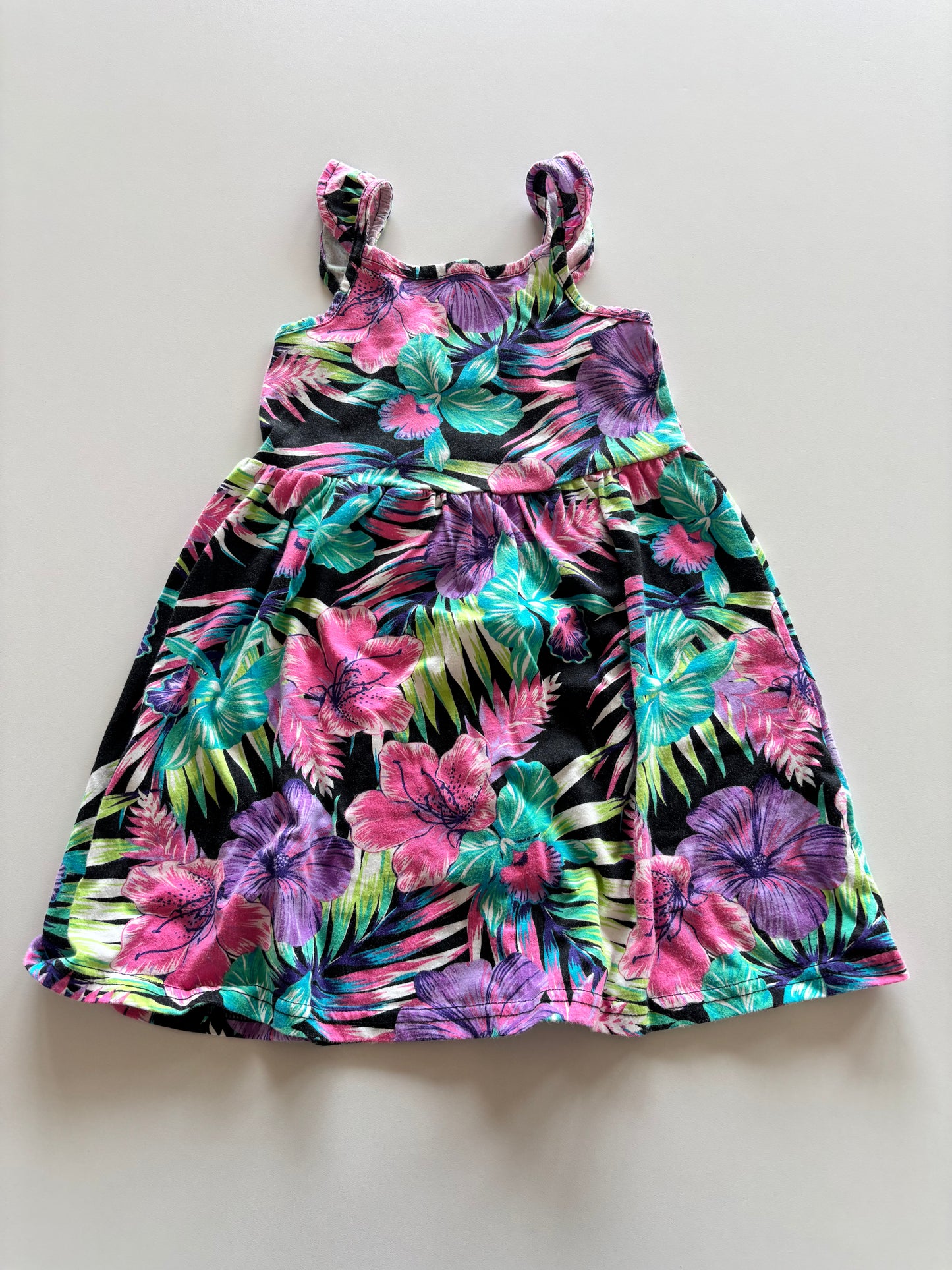 Tropical Floral Dress