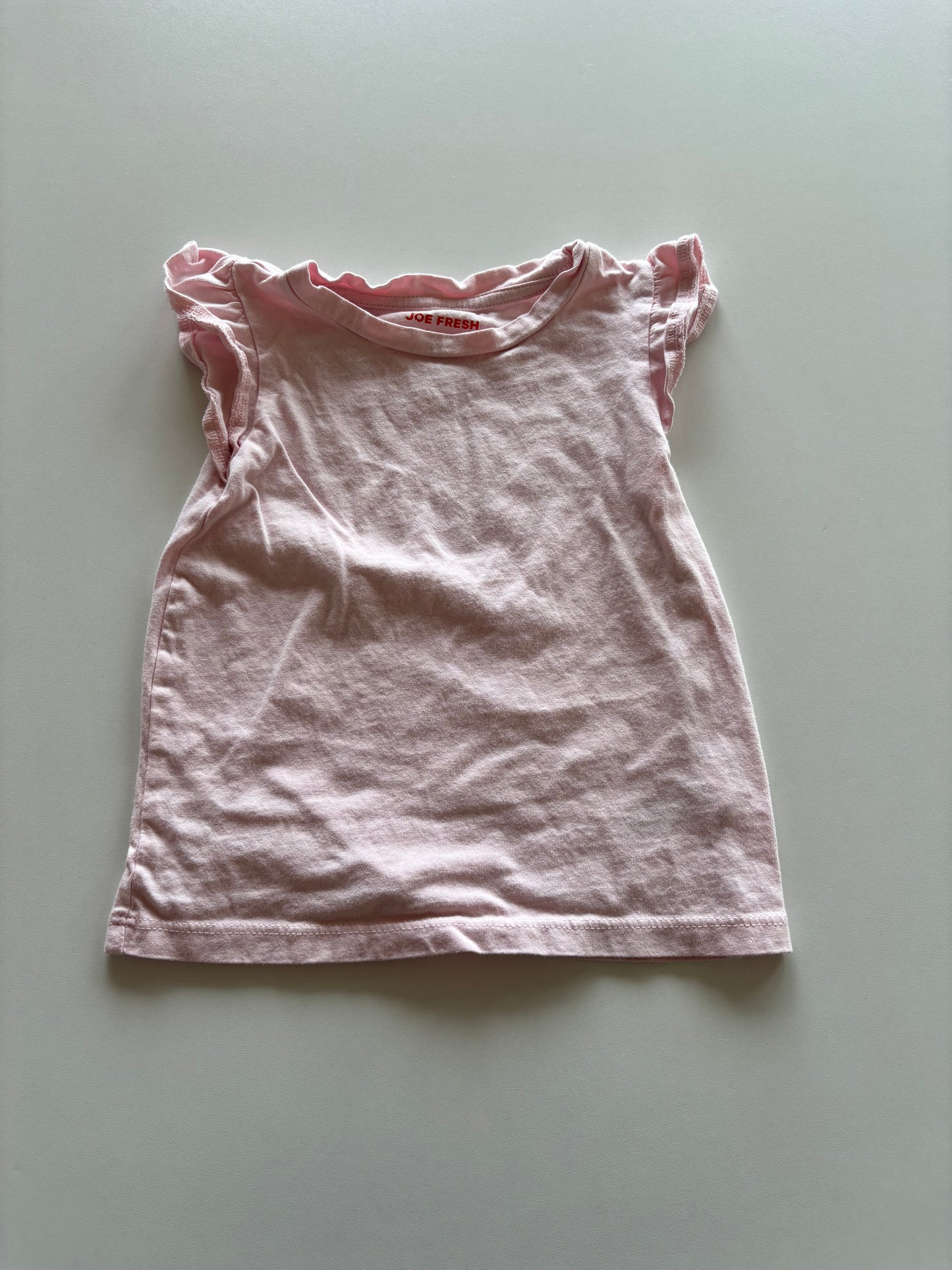 Pink Flutter Sleeve Tee