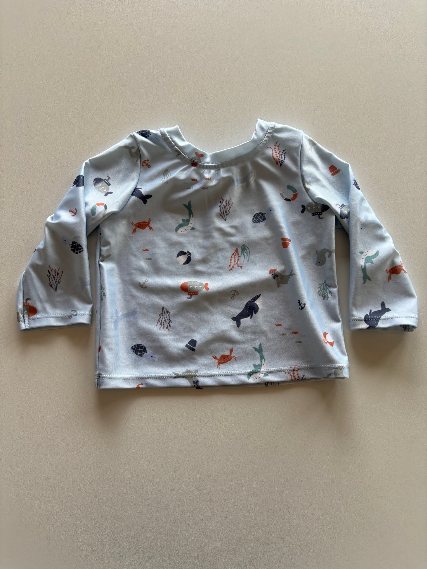 Blue Ocean Rash Guard