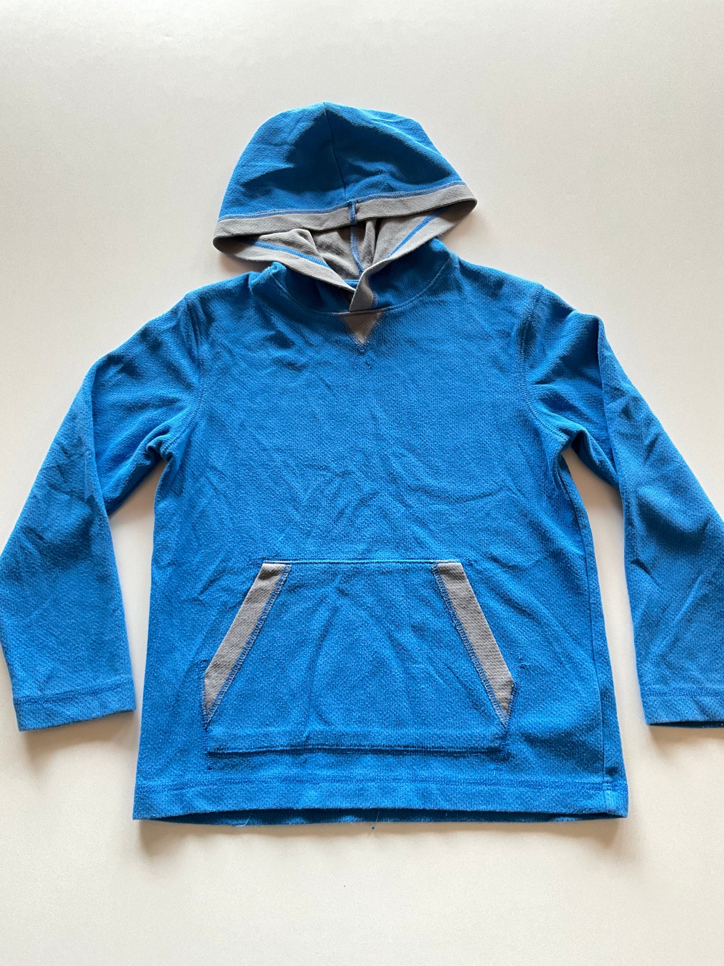 Blue & Grey Lightweight Hoodie