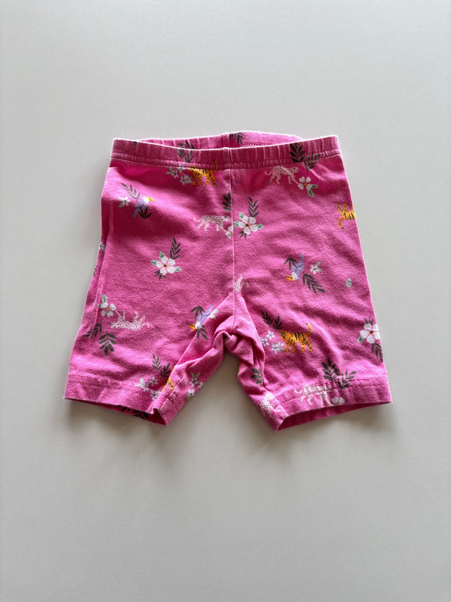 Pink Tropical Critters Bike Shorts