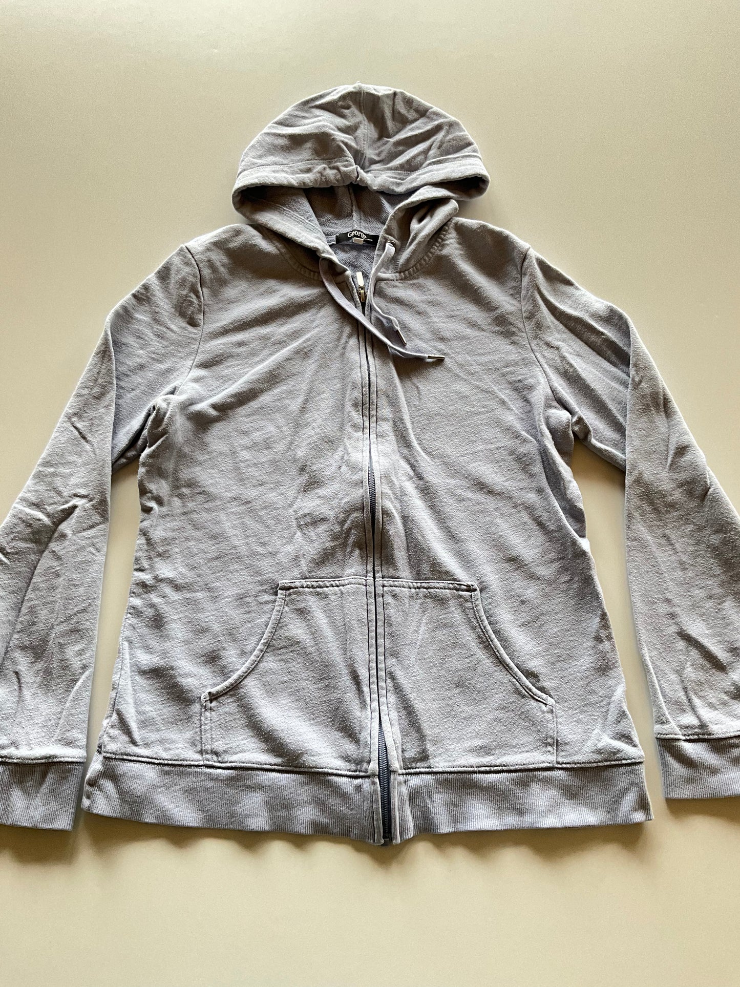 Light Blue Zip Up Hoodie