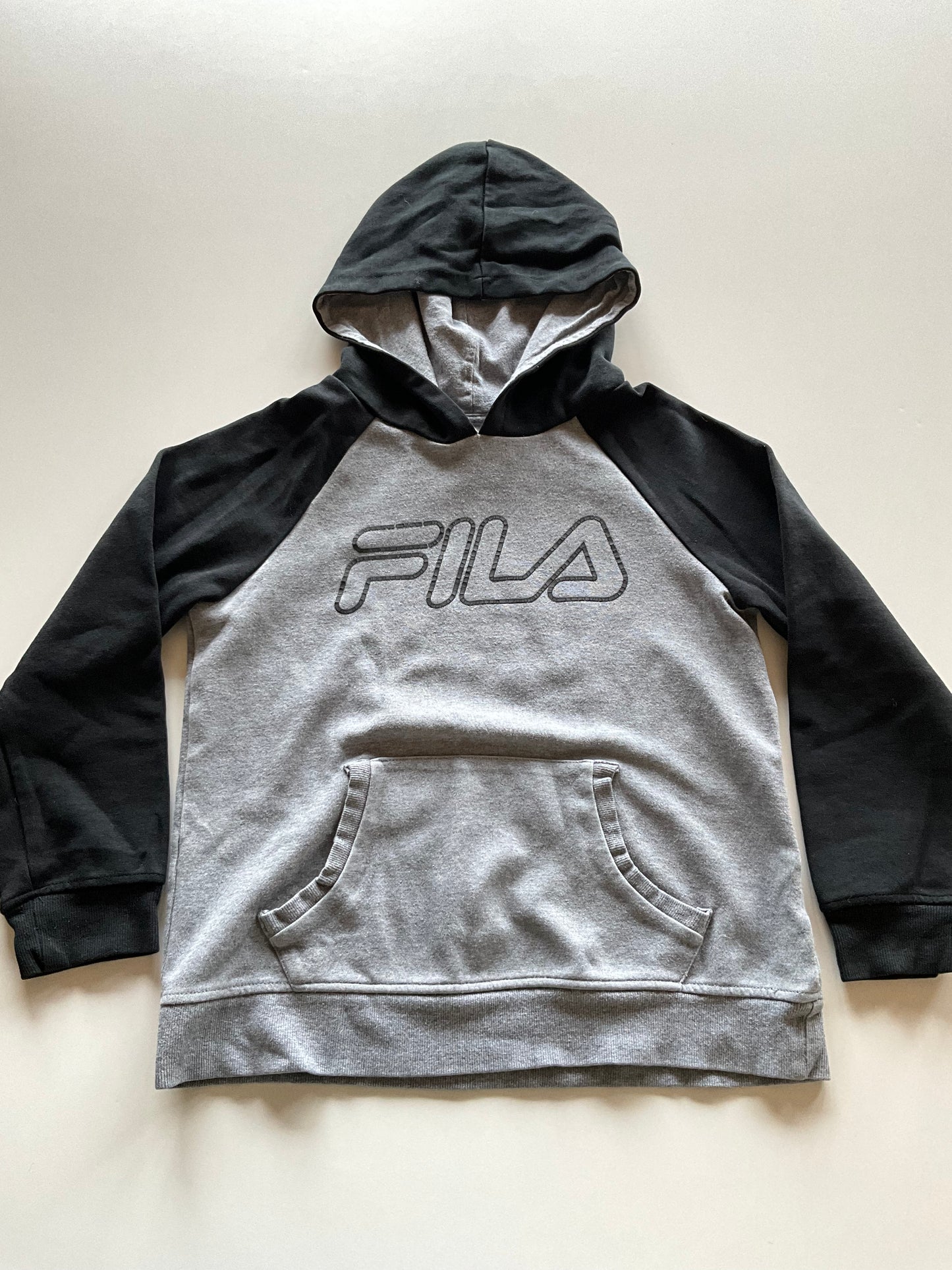Black & Grey Fila Hoodie