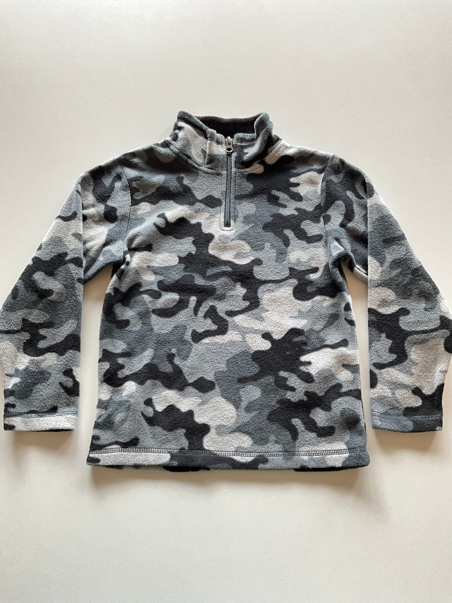 Grey Camo Fleece 1/4 Zip Up