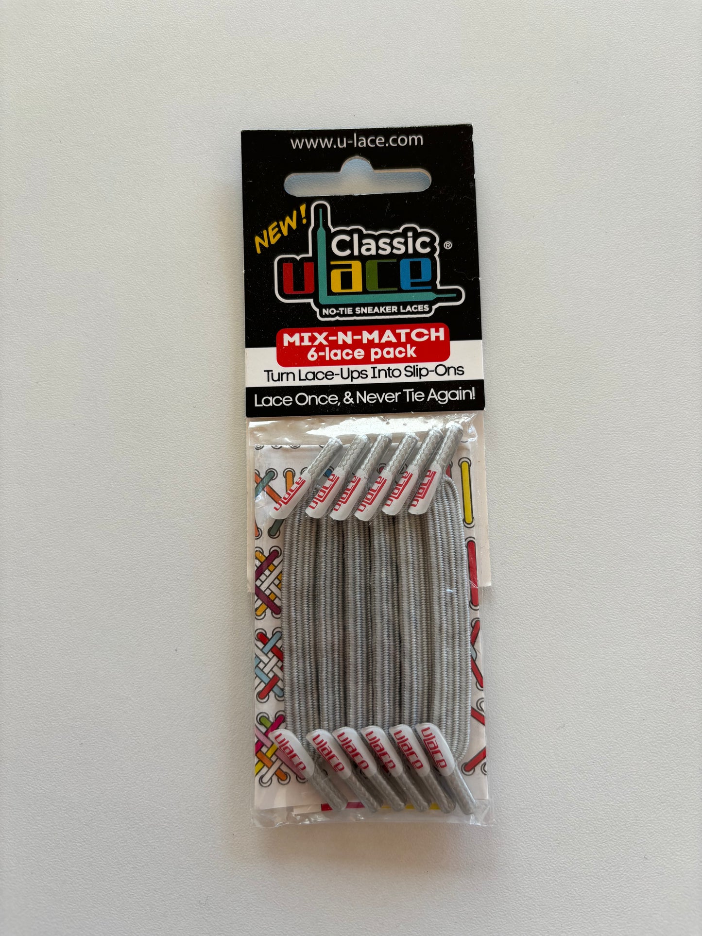 Grey Classic U-Laces