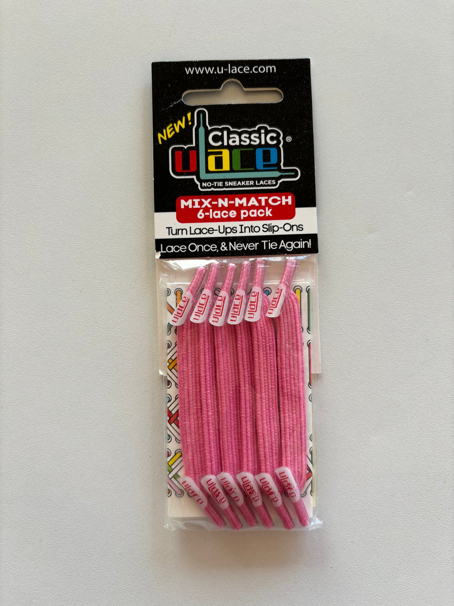 Pink U-Laces